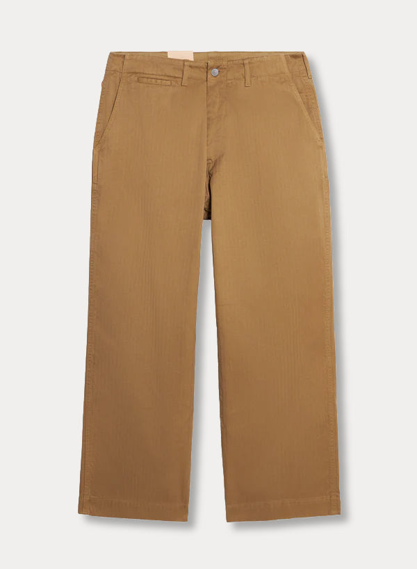 Trucking Pantaloni In Herringbone Di Cotone
