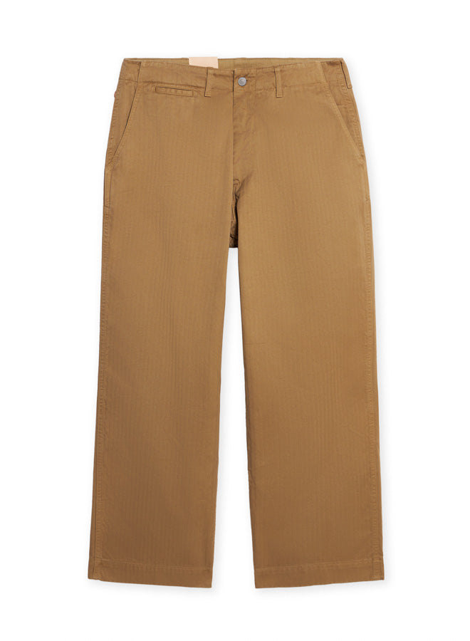 Trucking Pantaloni In Herringbone Di Cotone