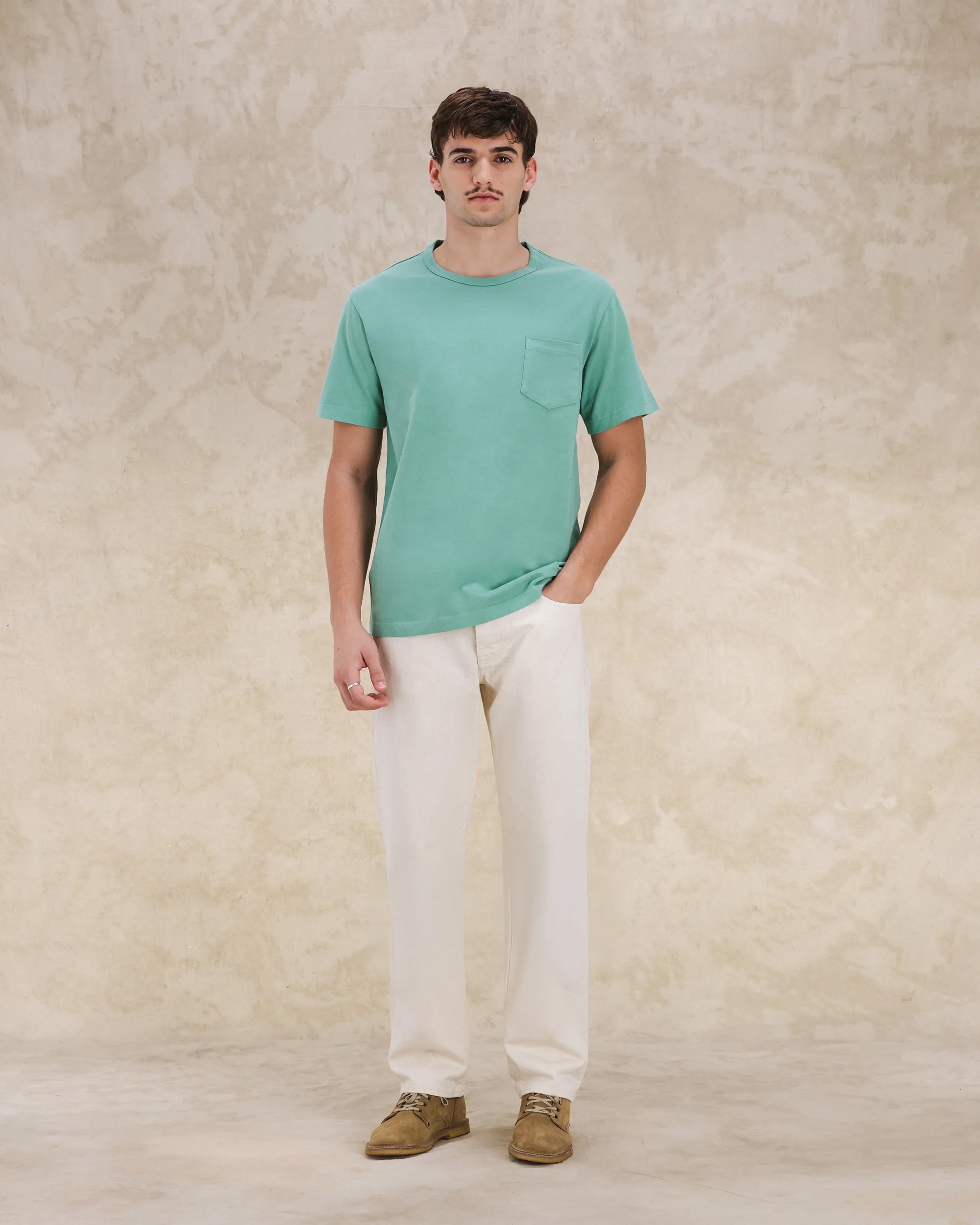 Tubejp T-Shirt Con Taschino In Cotone