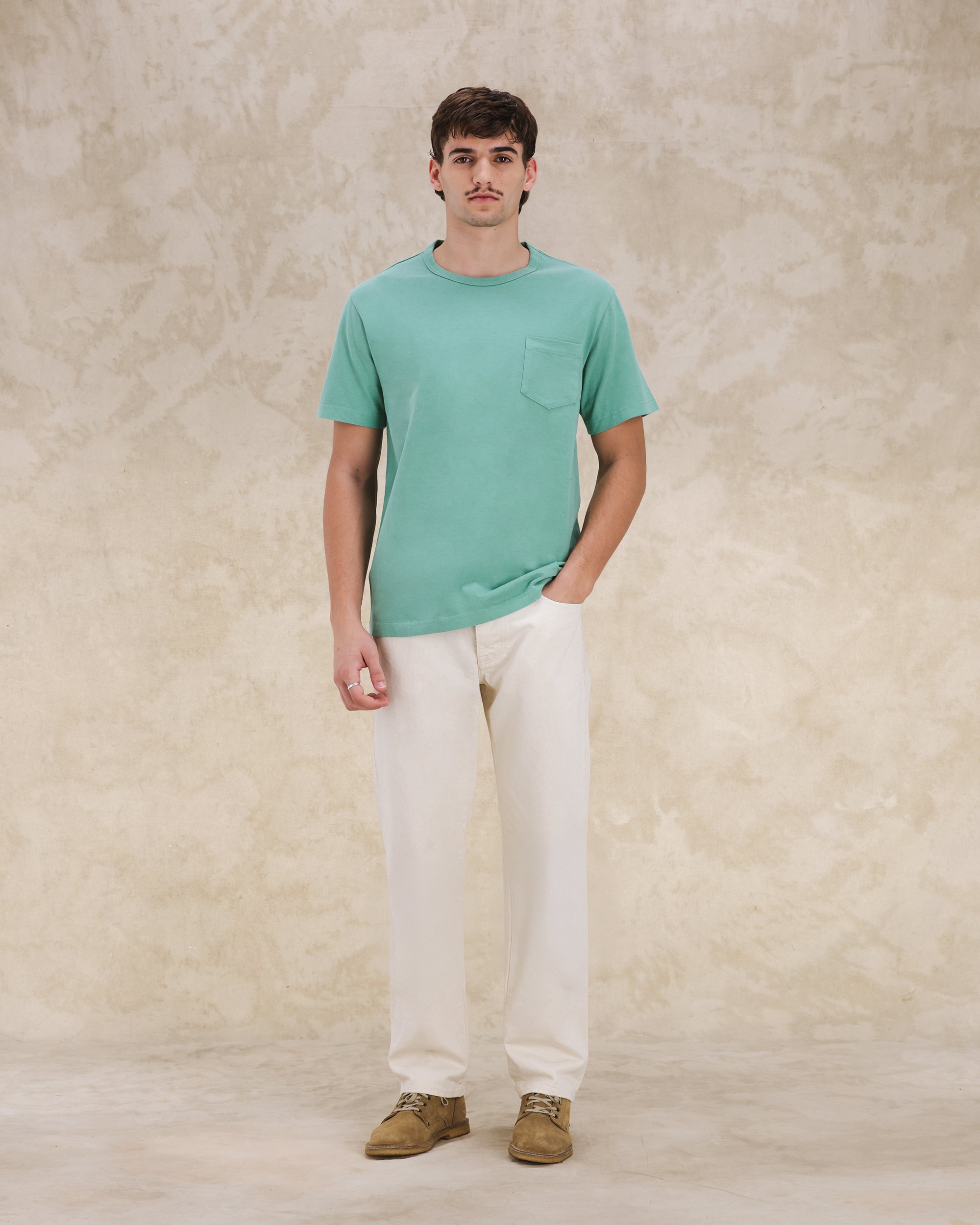 Tubejp T-Shirt Con Taschino In Cotone