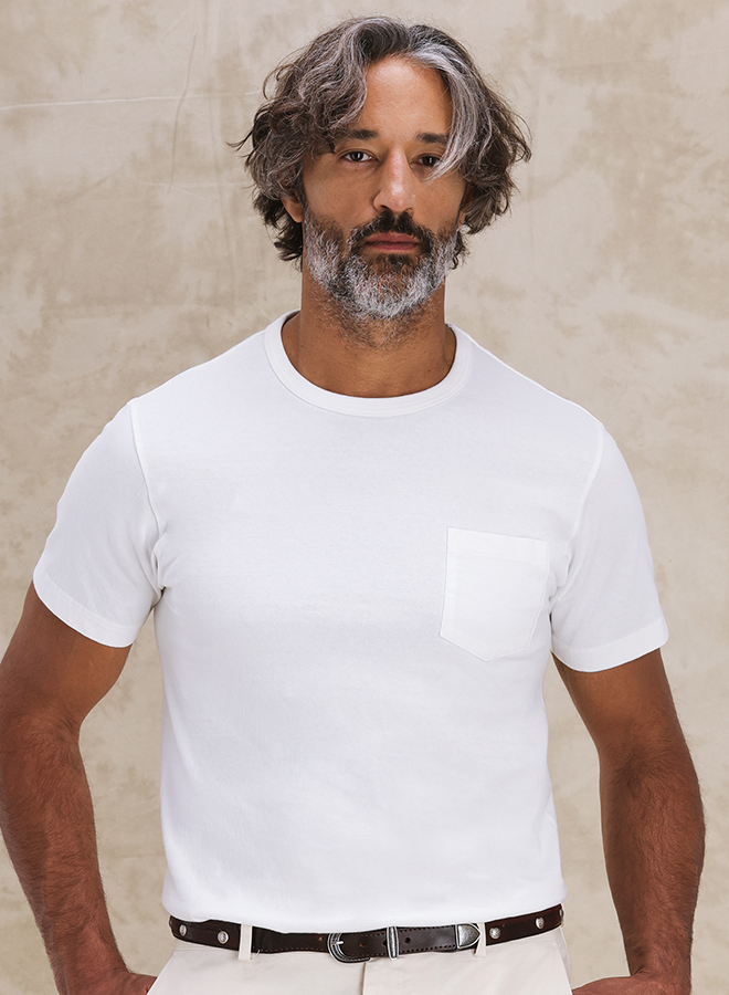 Tubejp T-Shirt Con Taschino In Cotone