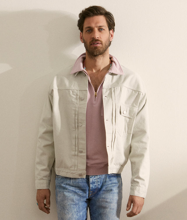 Type Giacca in Drill di Cotone