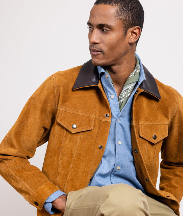 Type3 Giubbotto In Pelle Scamosciata