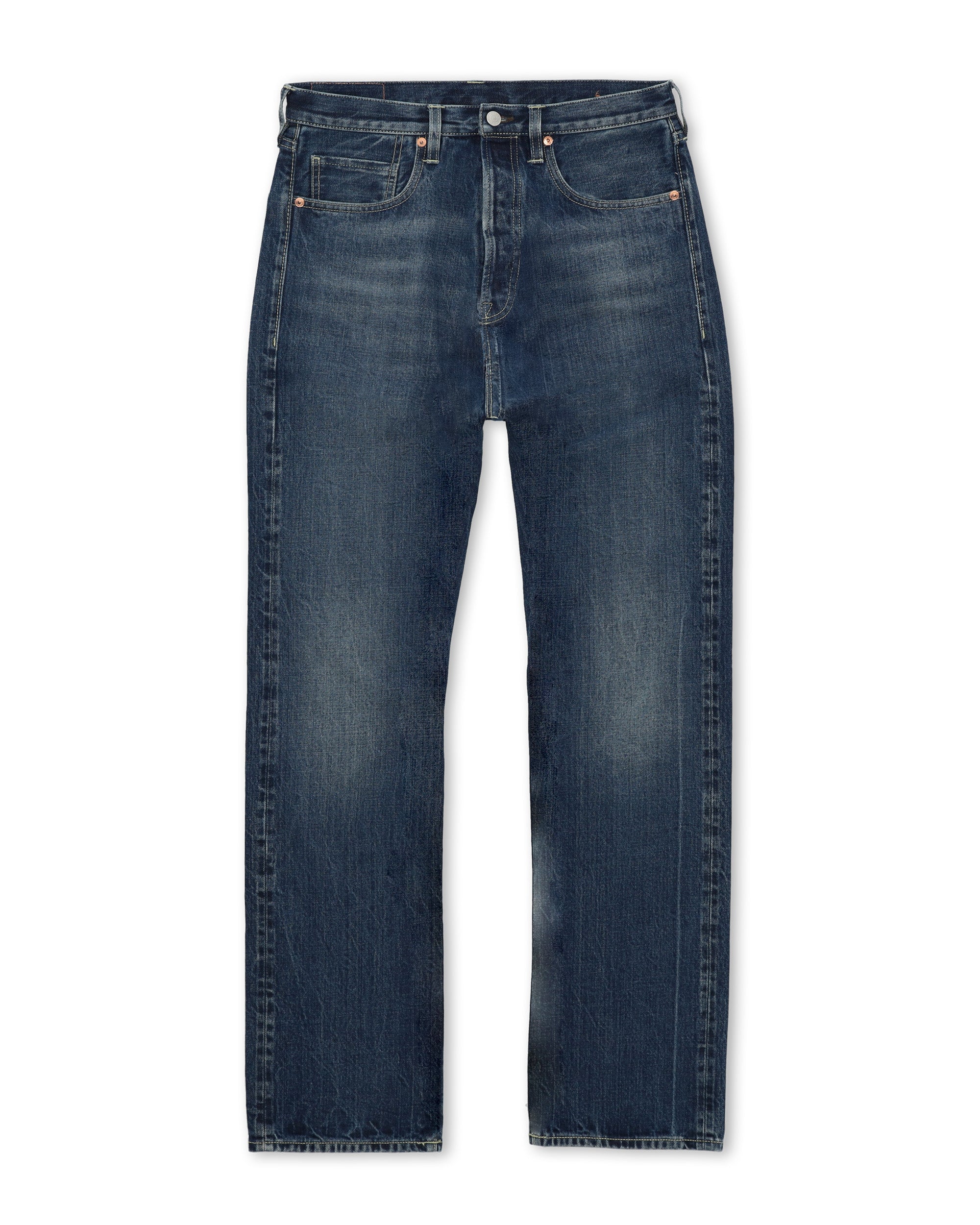 Unclejohn Japan Selvedge Denim 5 Pocket High Waist Custom Wash - L33''