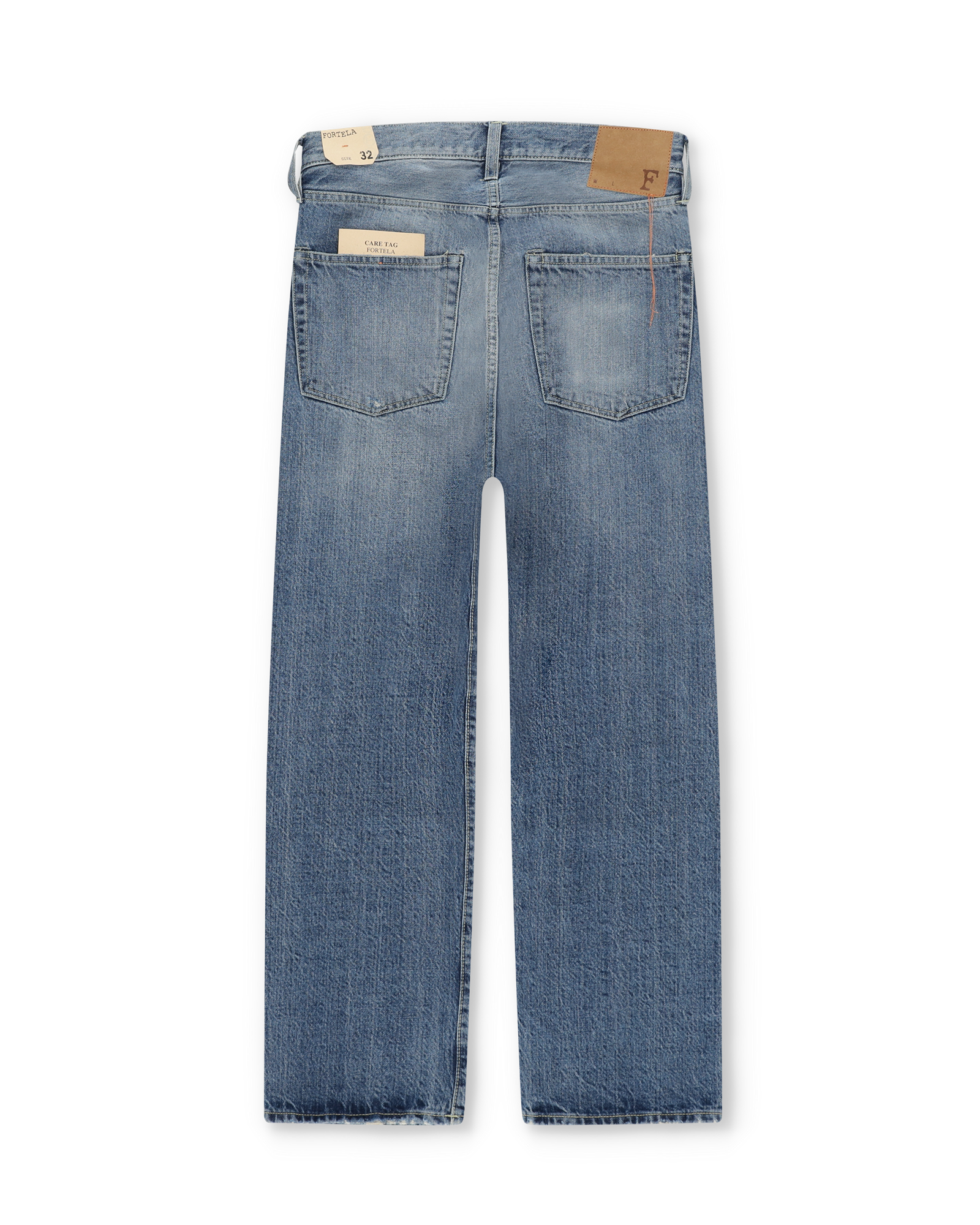 Unclejohn Japan Selvedge Denim 5 Pocket High Waist Stone Wash - L33''