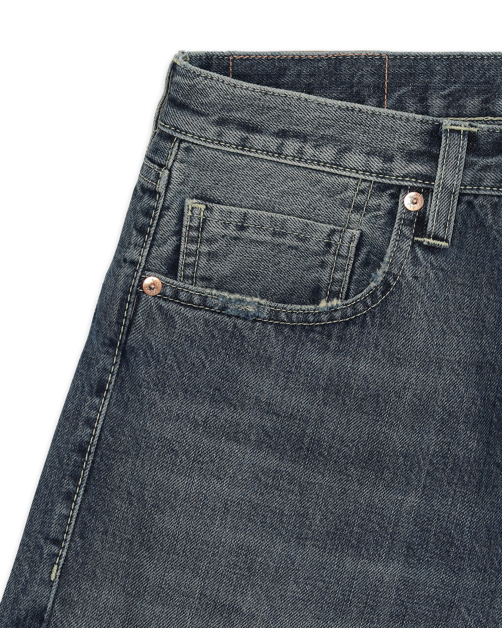 Unclejohn Japan High Waist 5 Pocket Selvedge Denim Custom Wash