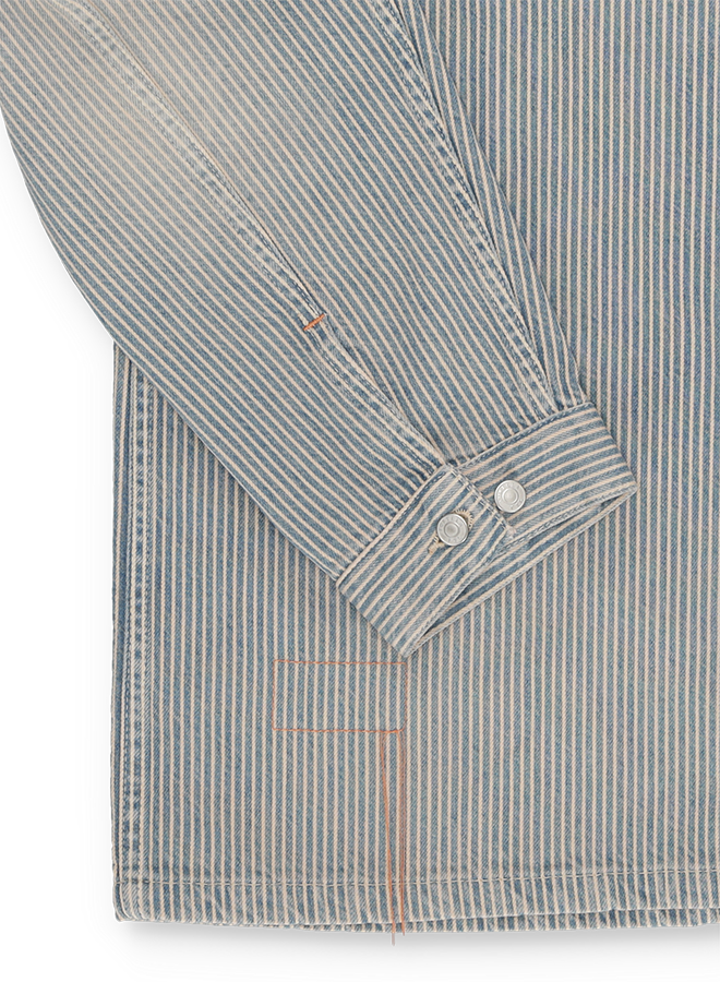 Underminer Giacca In Denim Gessato