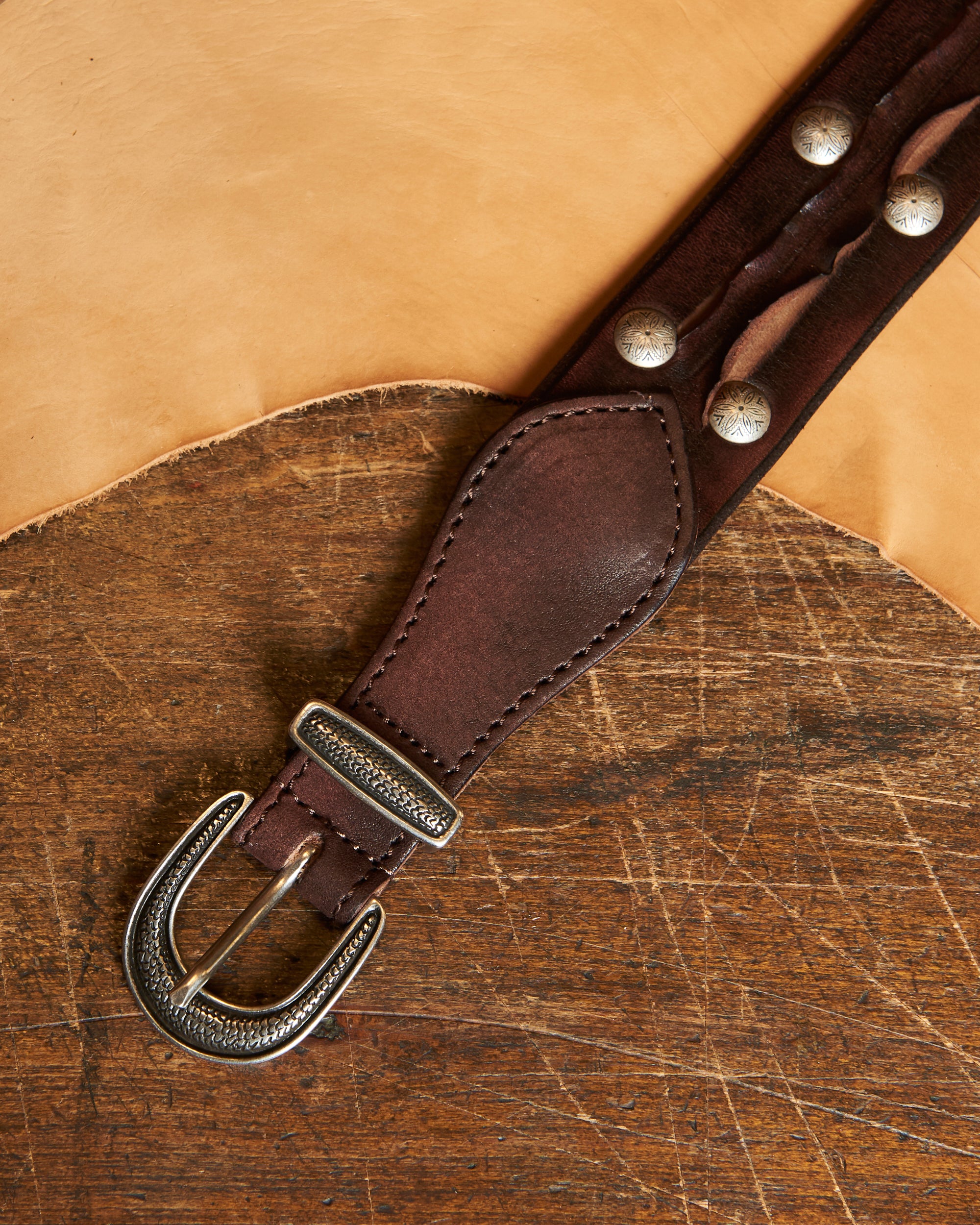 Venice Cintura in Pelle di Vitello Intagliata