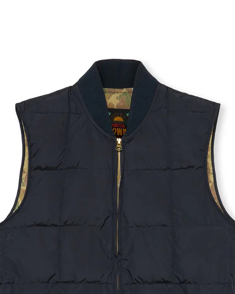 Vest2 Gilet Smanicato In Nylon Con Interno Camouflage