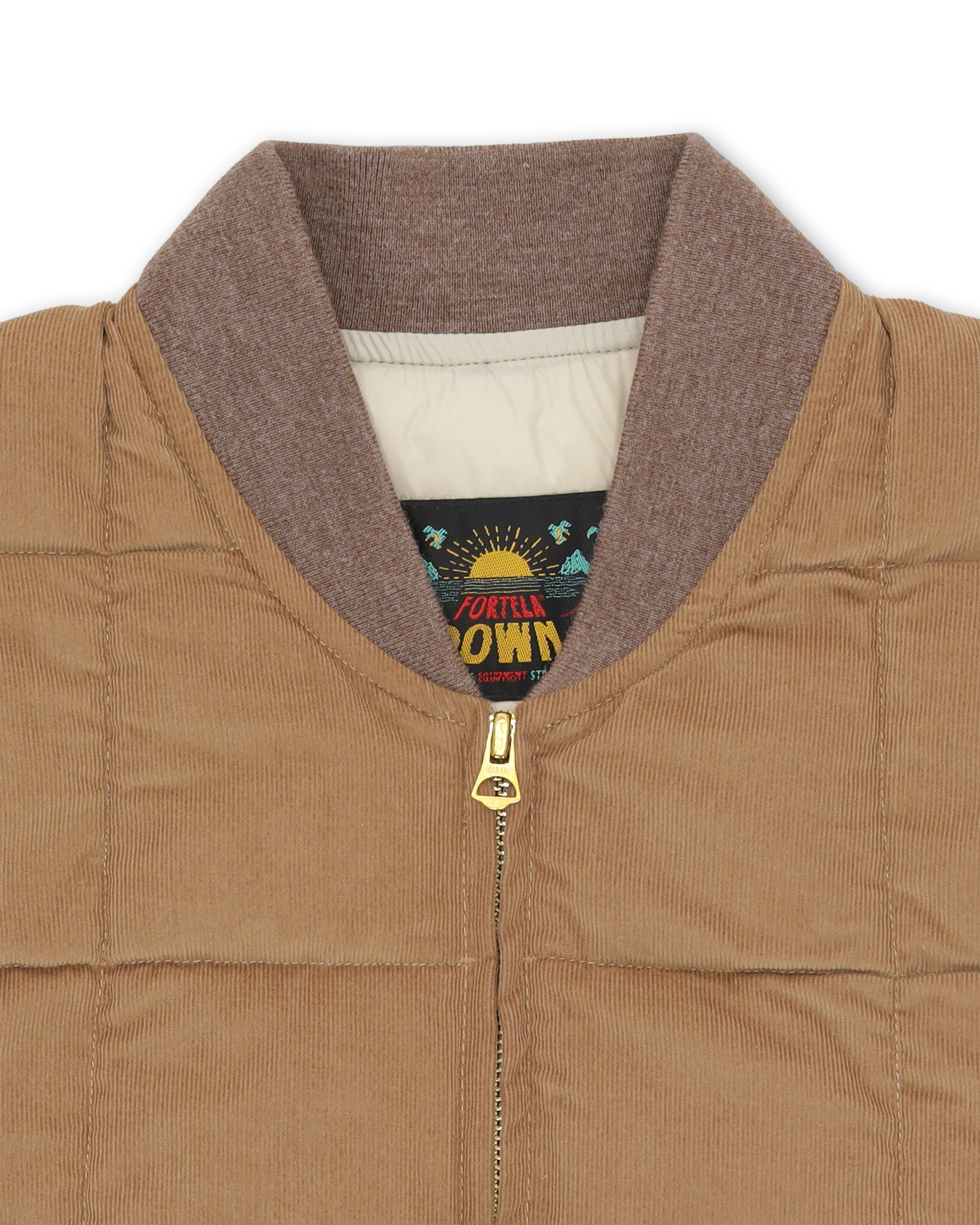 Vest Gilet Smanicato In Velluto A Coste