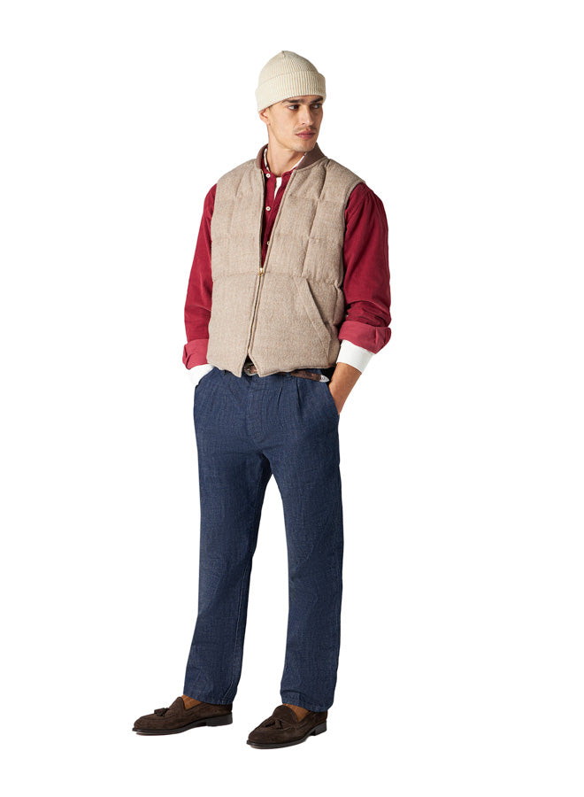 Vest Gilet Smanicato In Lana