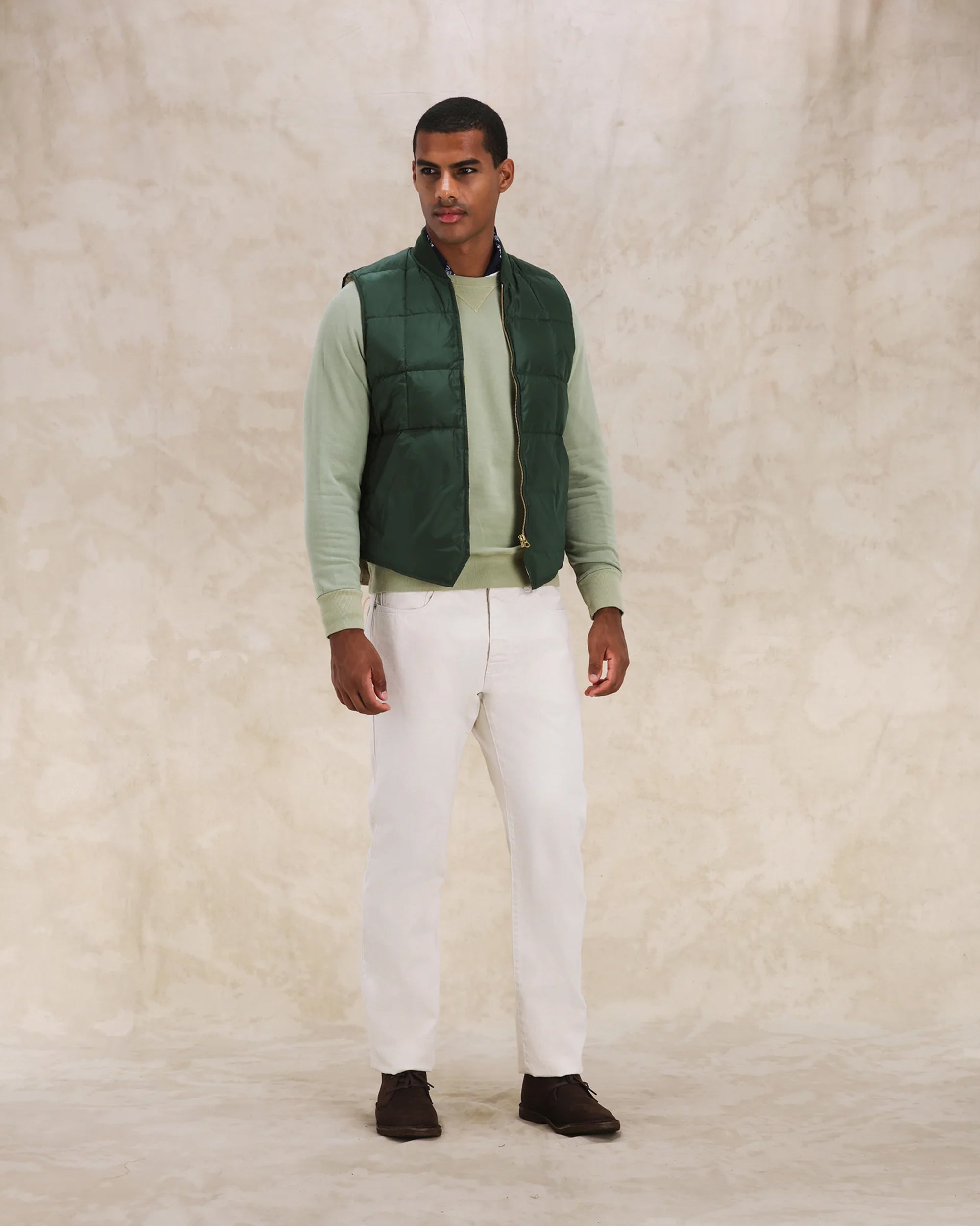 Vest2 Gilet Smanicato In Nylon Con Interno Camouflage