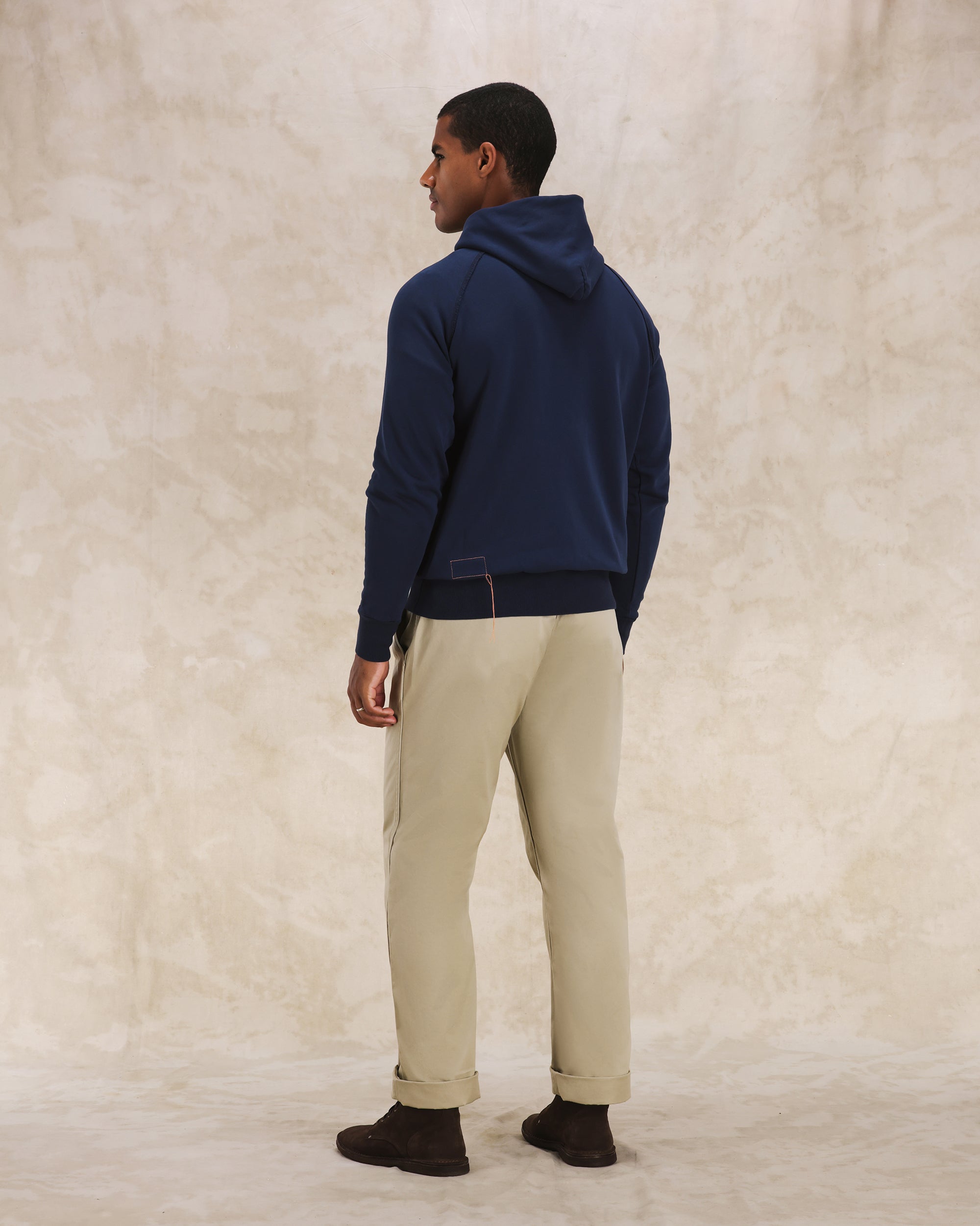 Vintagehood Felpa in Jersey Felpato Con Cappuccio