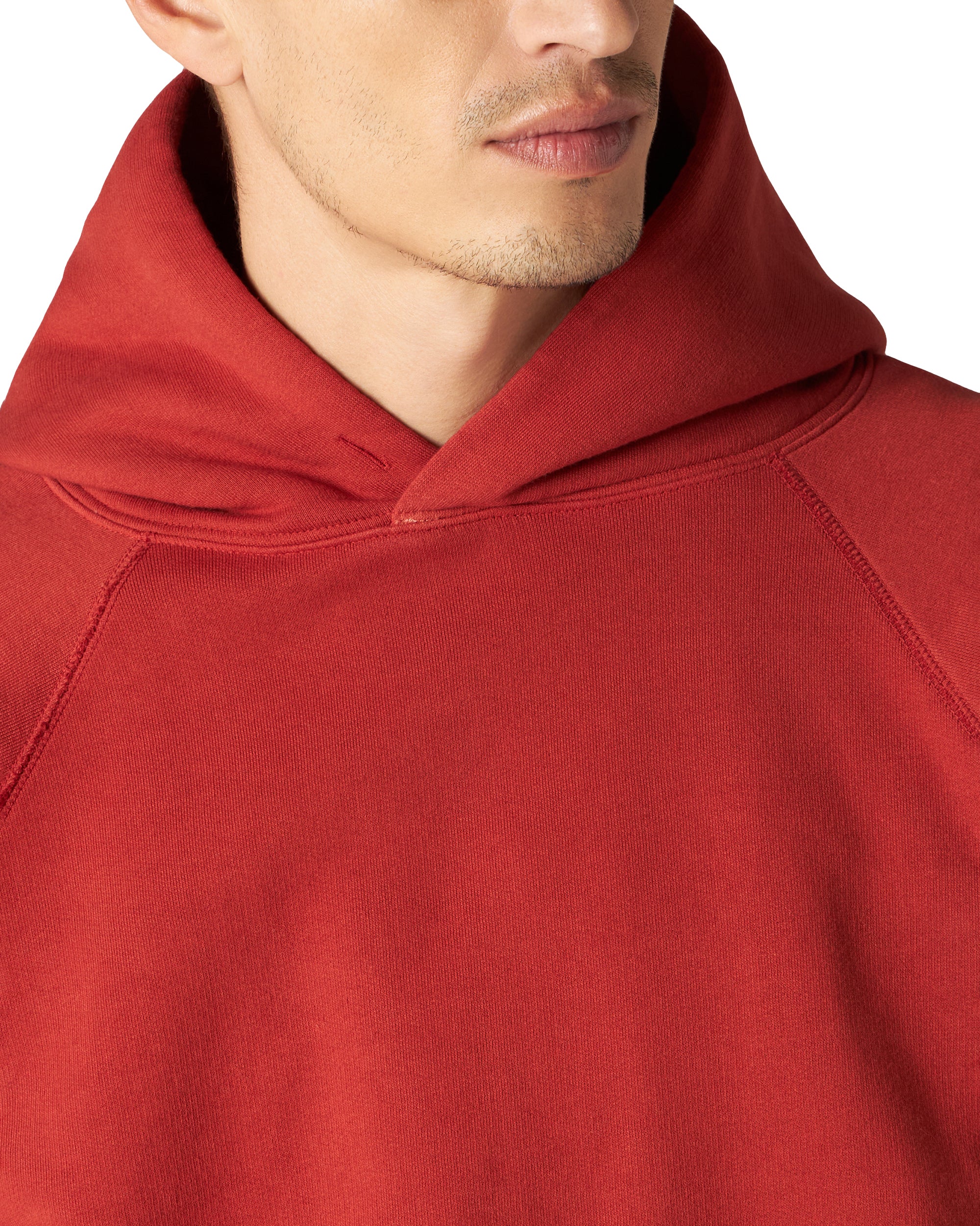 Vintagehood Felpa in Jersey Garzato Con Cappuccio