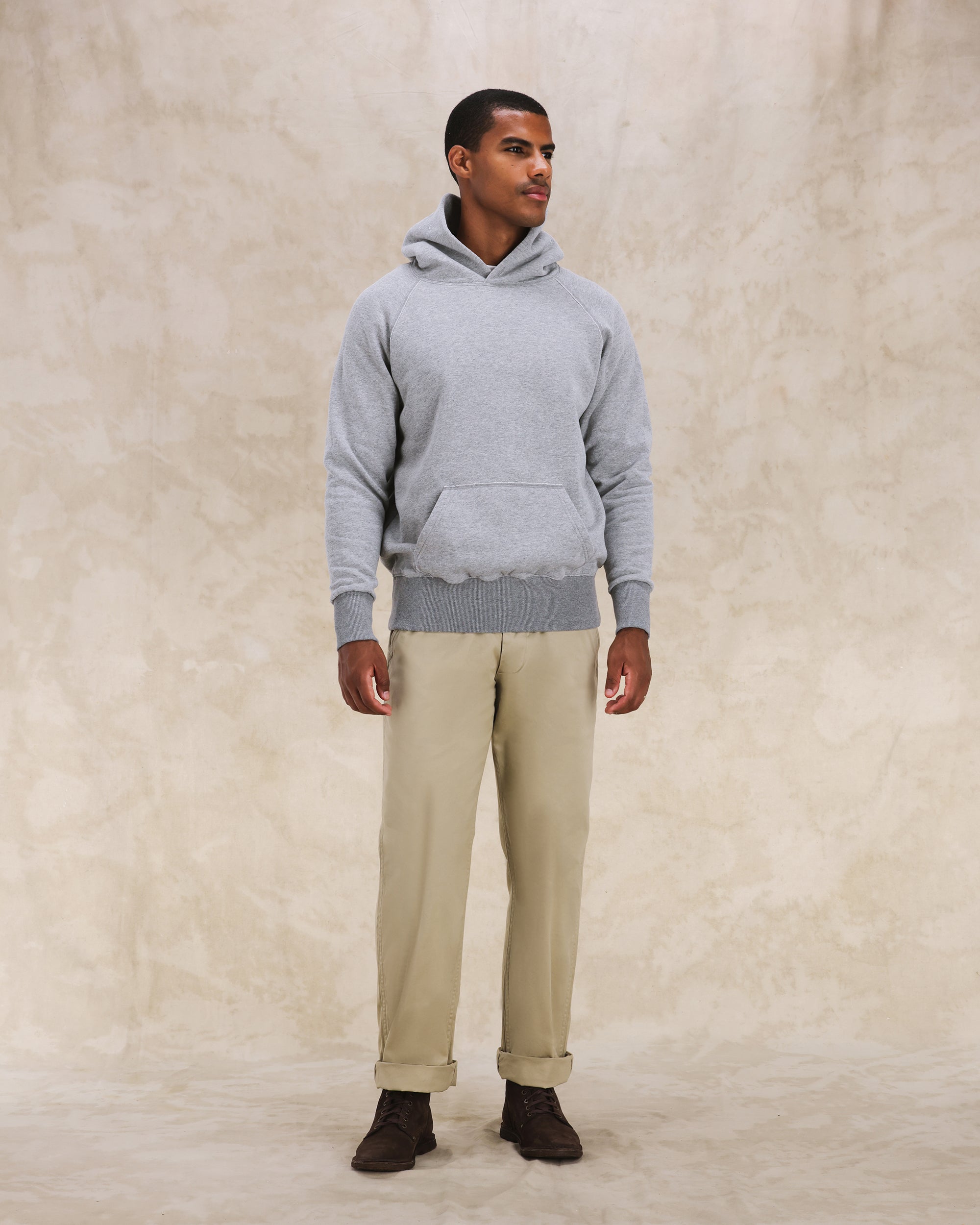 Vintagehood Felpa in Jersey Felpato Con Cappuccio