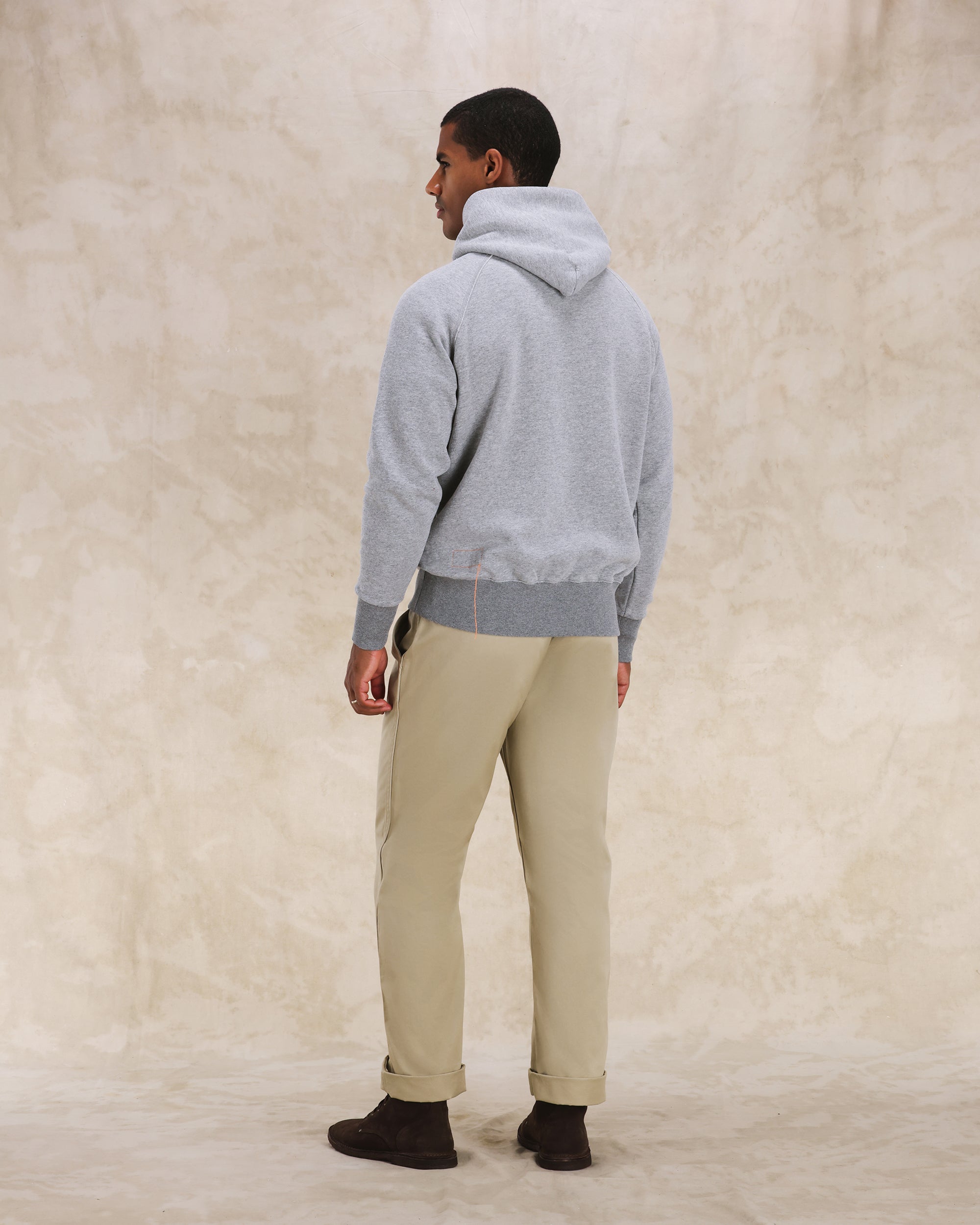 Vintagehood Felpa in Jersey Felpato Con Cappuccio