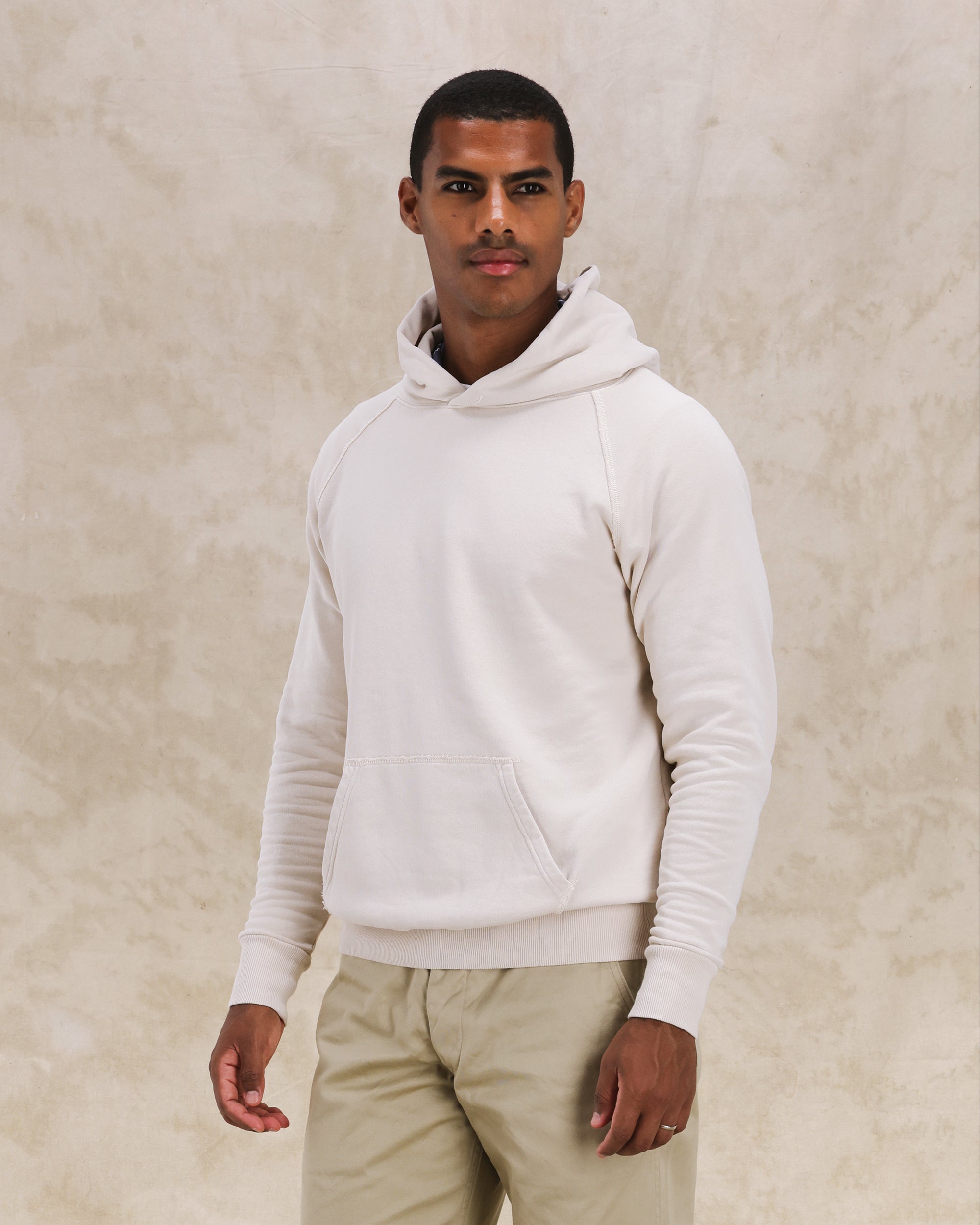 Vintagehood Felpa in Jersey Felpato Con Cappuccio