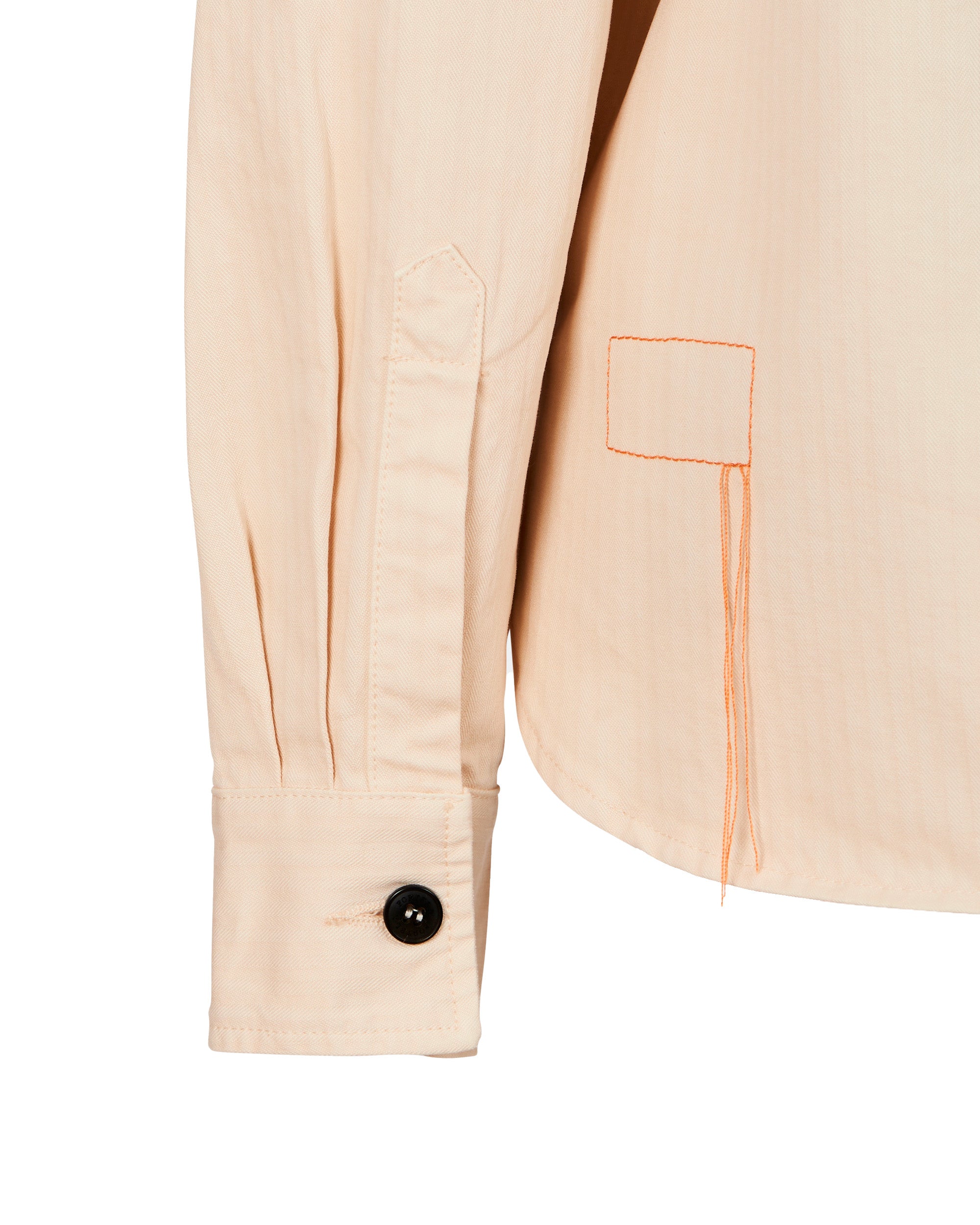 Bonniet Camicia In Herringbone di Cotone