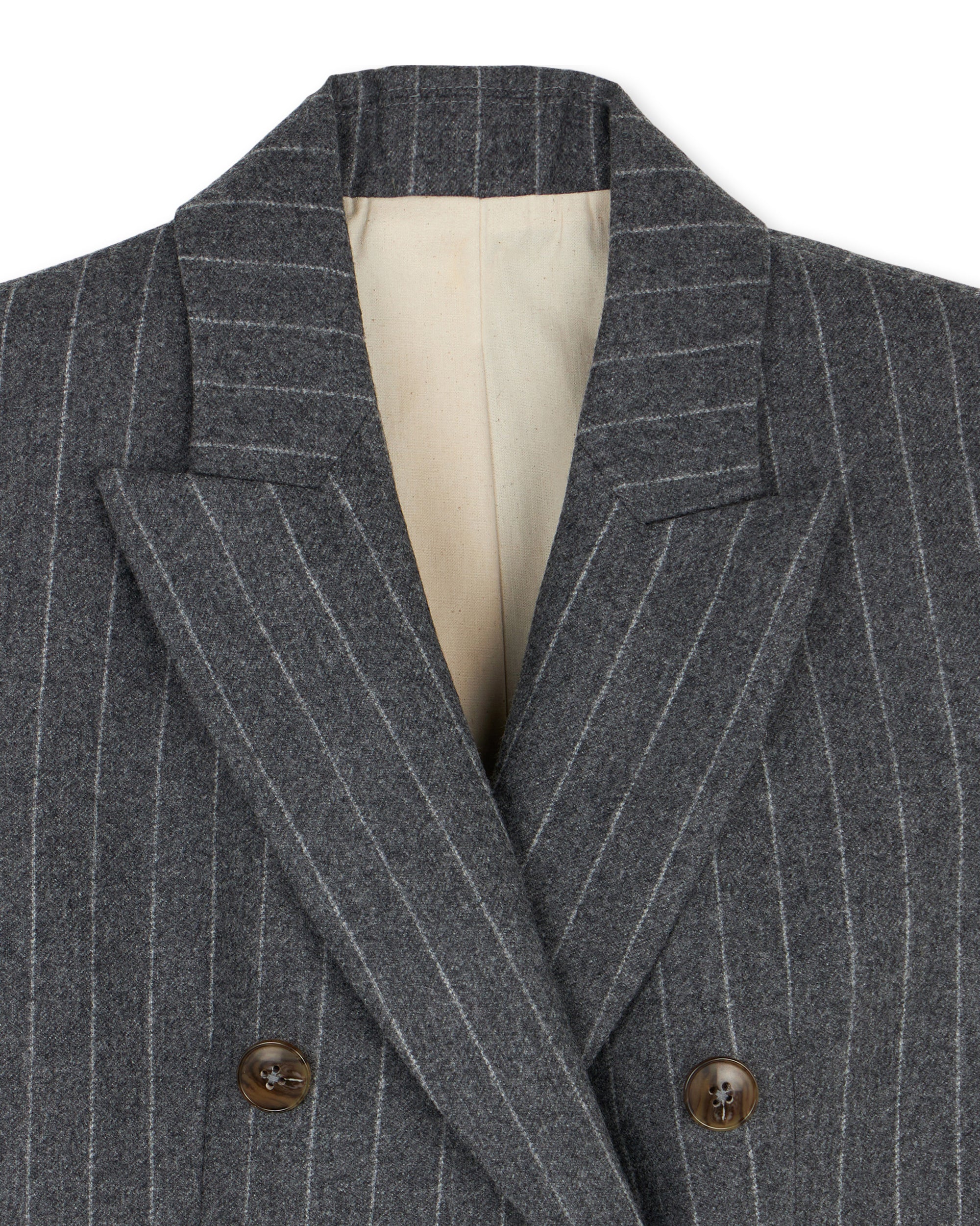 Brandy Jacket Classic Double-breasted Pinstripe