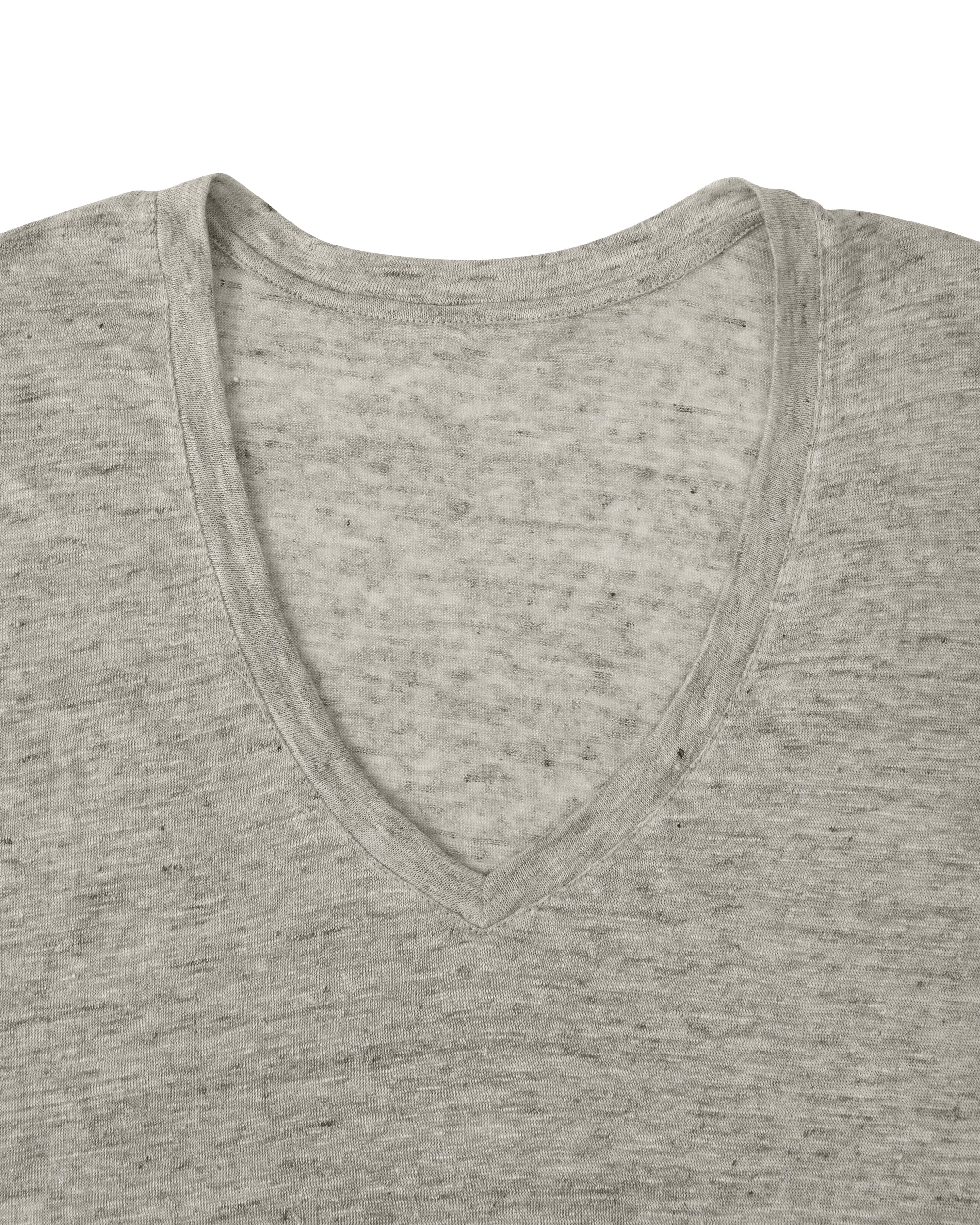 Cara T-Shirt Manica Lunga in Lino Melange