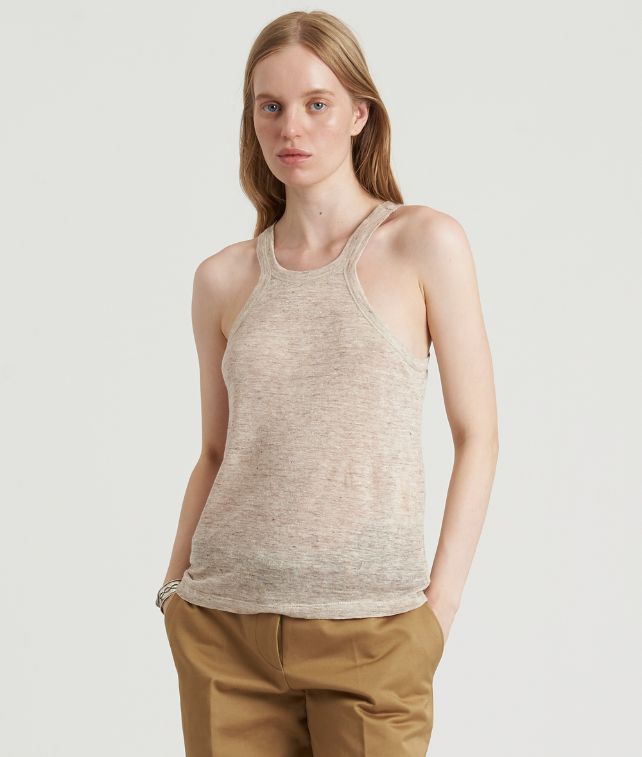 Cassidy Canotta In Lino Melange