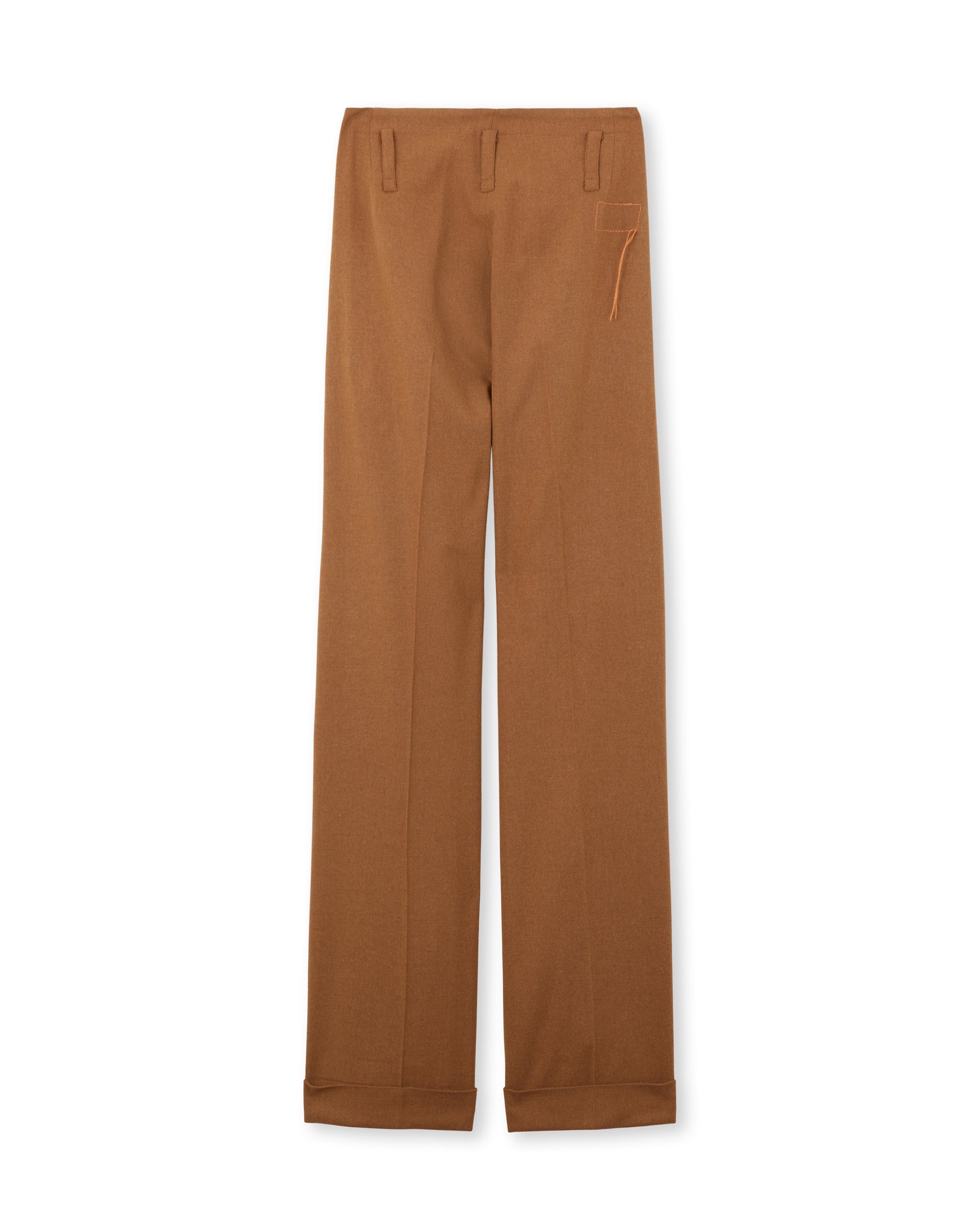 Farrah Pantaloni Con Pences In Flanella