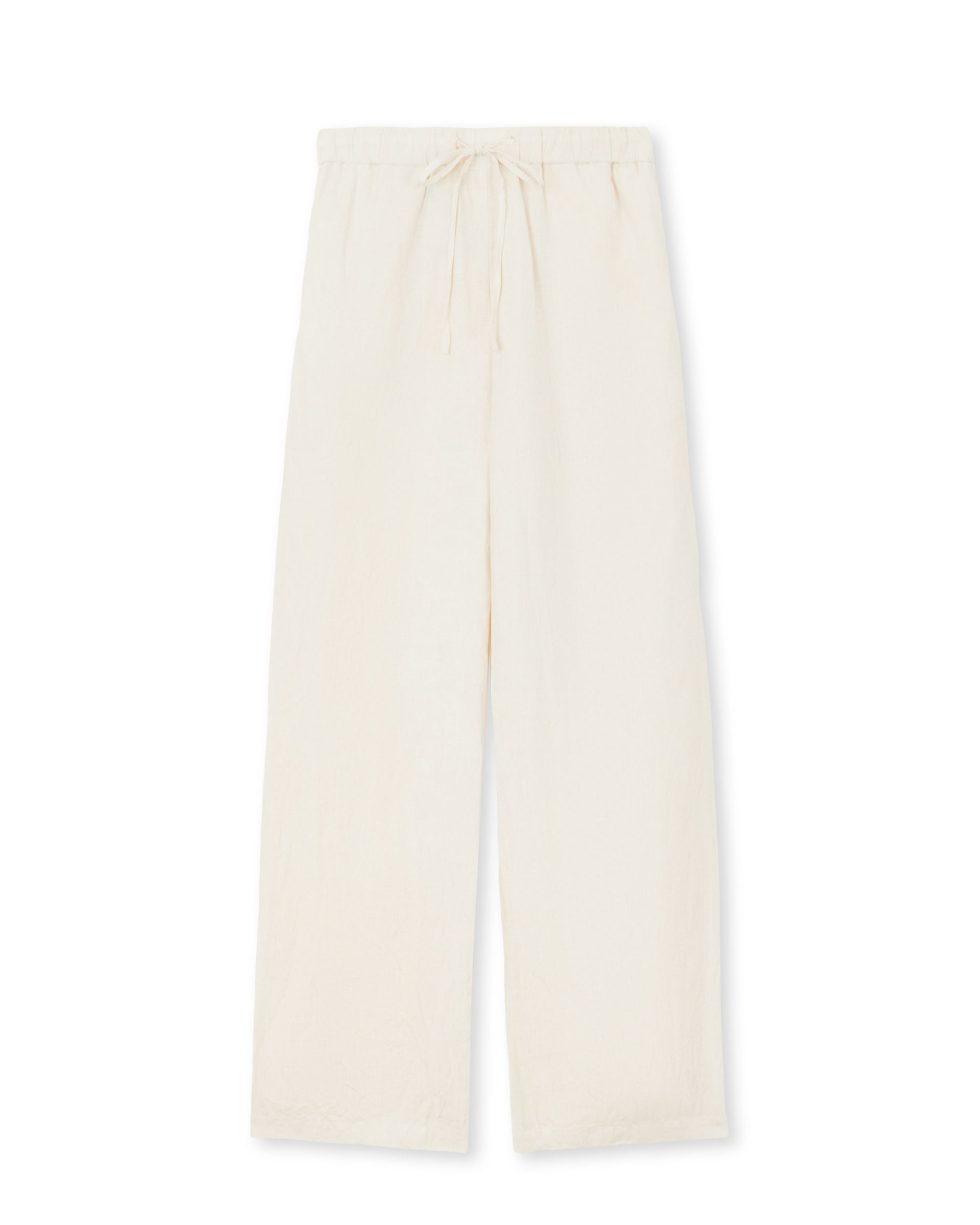 Jaleh Pantaloni Con Coulisse In Lino