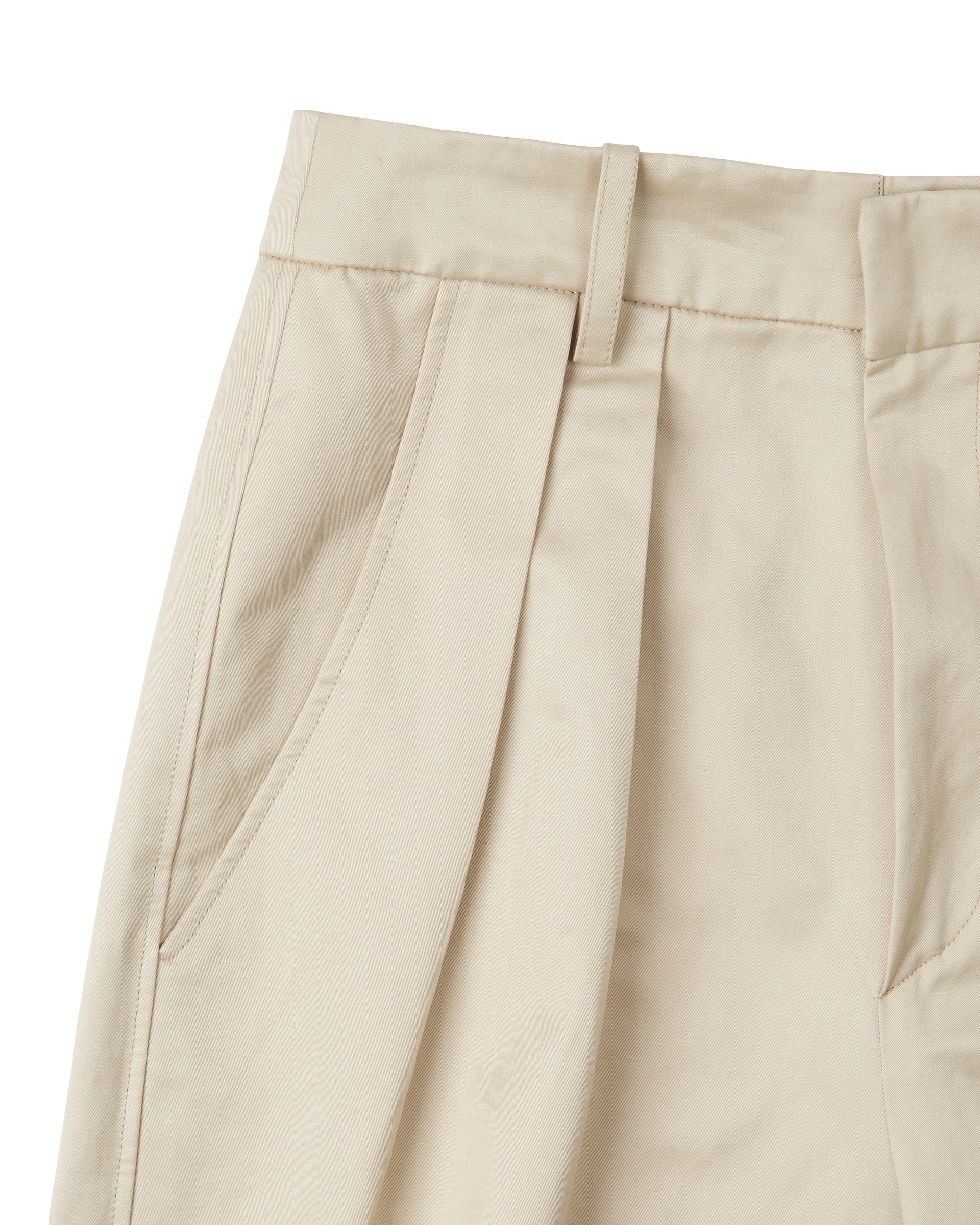 Janet Pantaloni Con Pences In Cotone