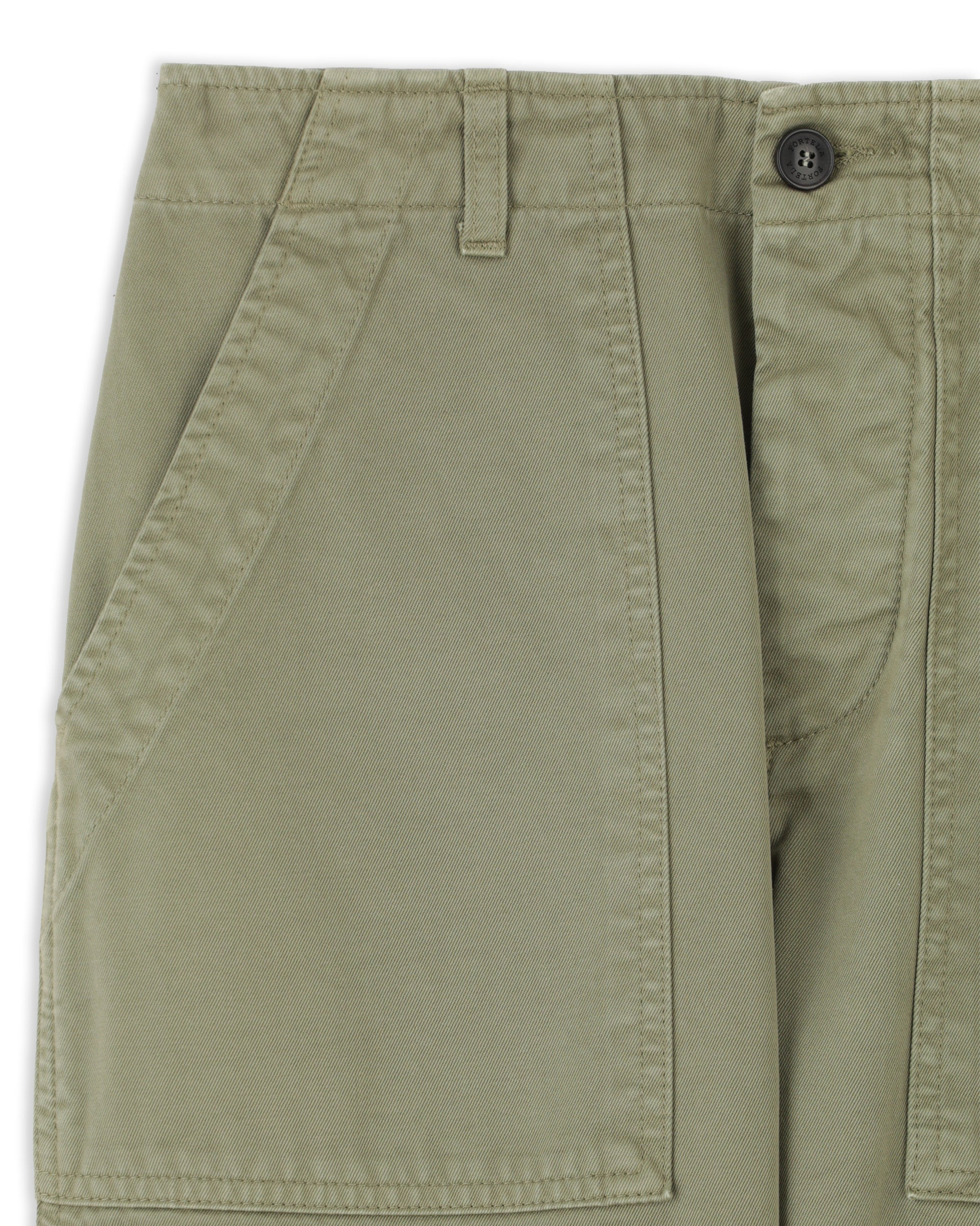 Jerryt Pantaloni Fatigue In Gabardine
