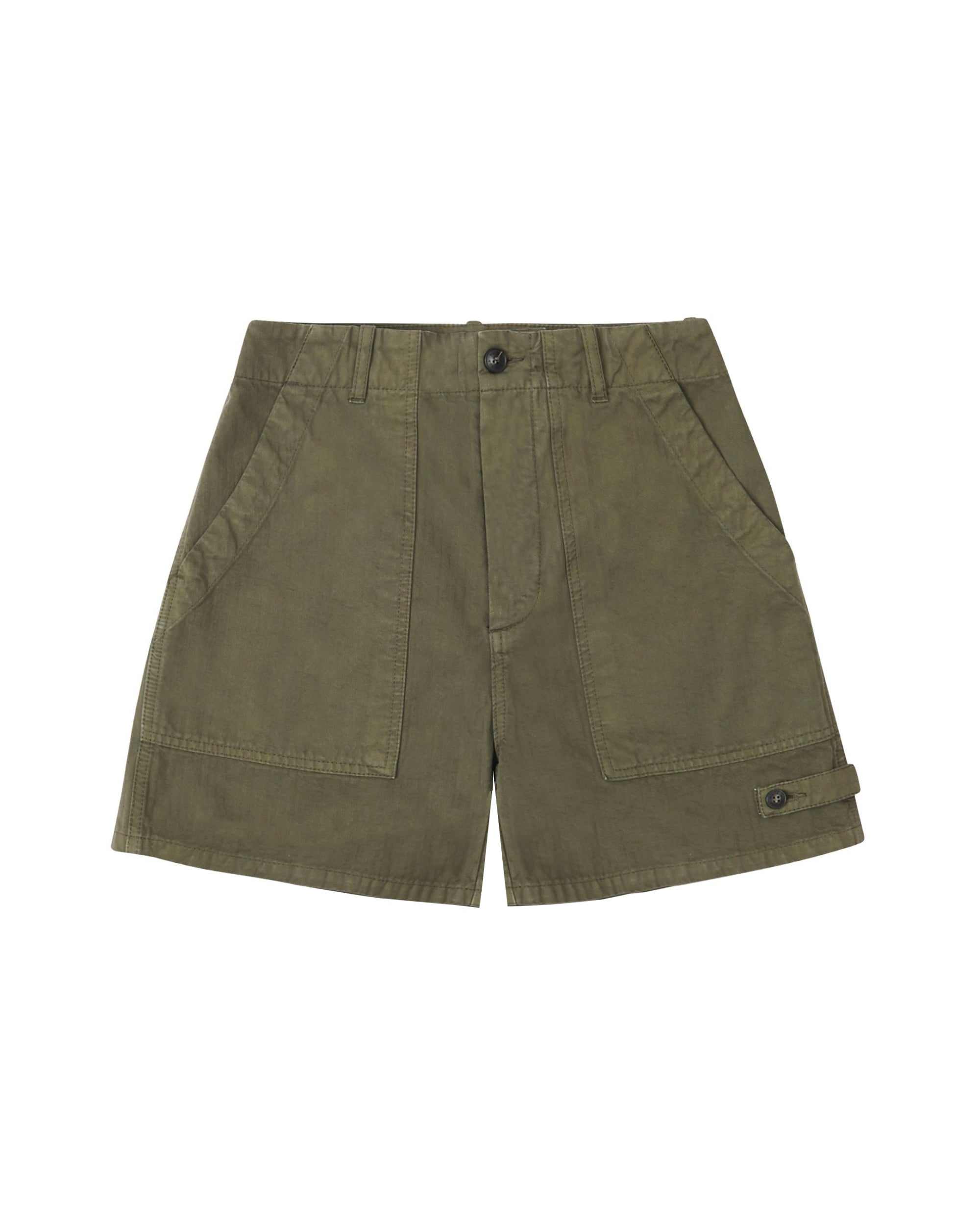 Jimt Shorts Fatigue In Herringbone Di Cotone