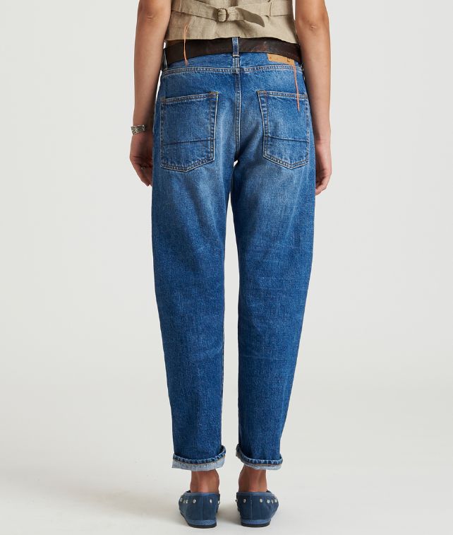 965 John Japan Denim Cimosato 5 Tasche Regular Fit Bleach Wash