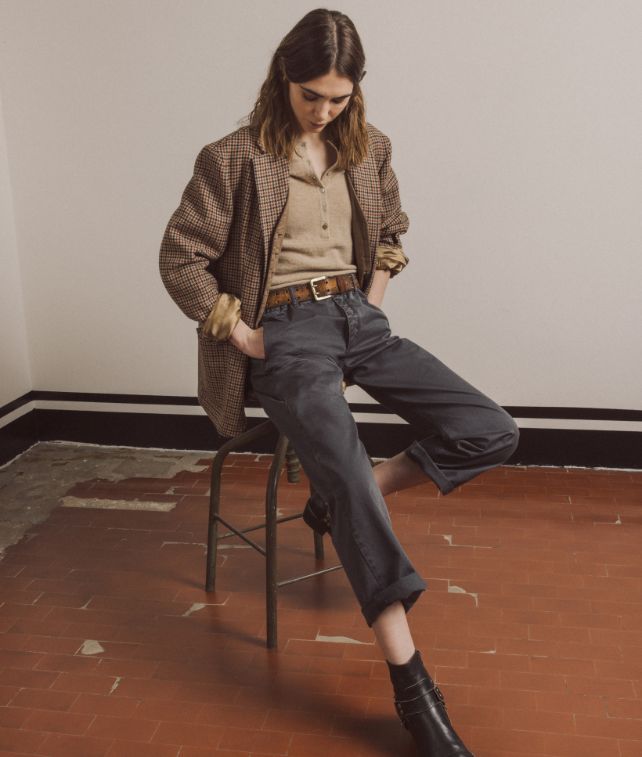 965 John Japan Denim Cimosato 5 Tasche Regular Fit Grey