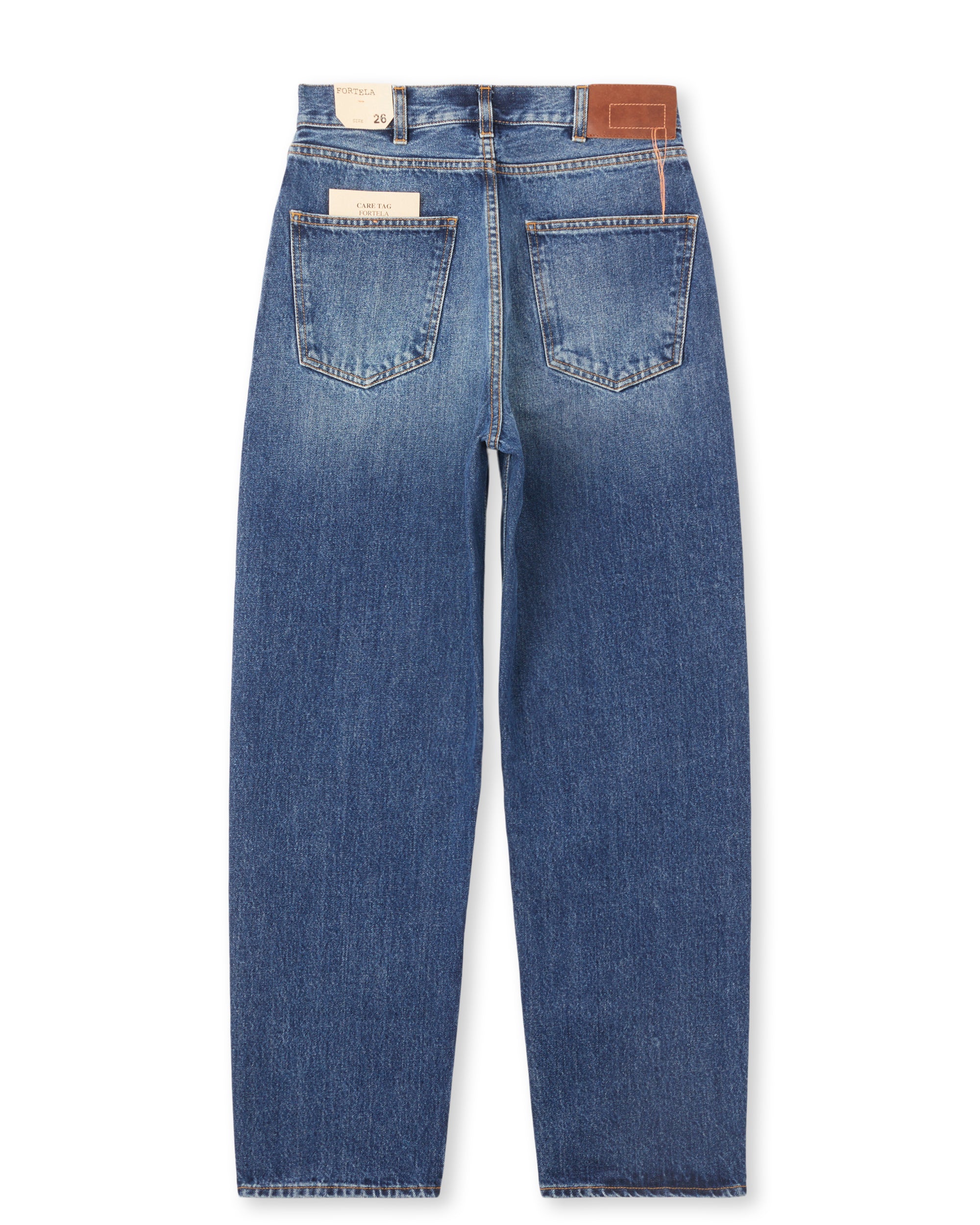 Juliettej Pantaloni 5 Tasche In Denim Stone Wash