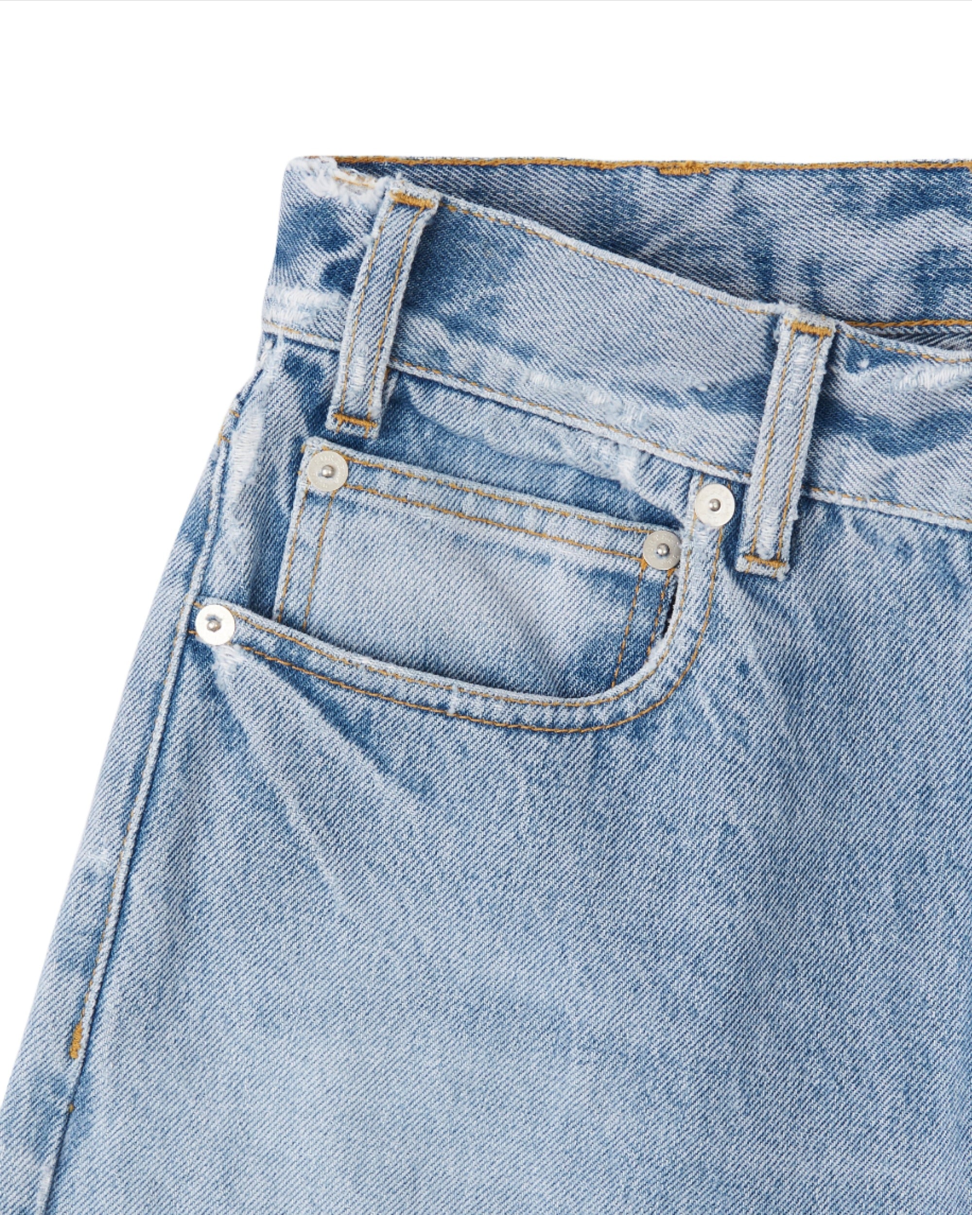 Juliettej Pantaloni 5 Tasche In Denim Bleach Wash
