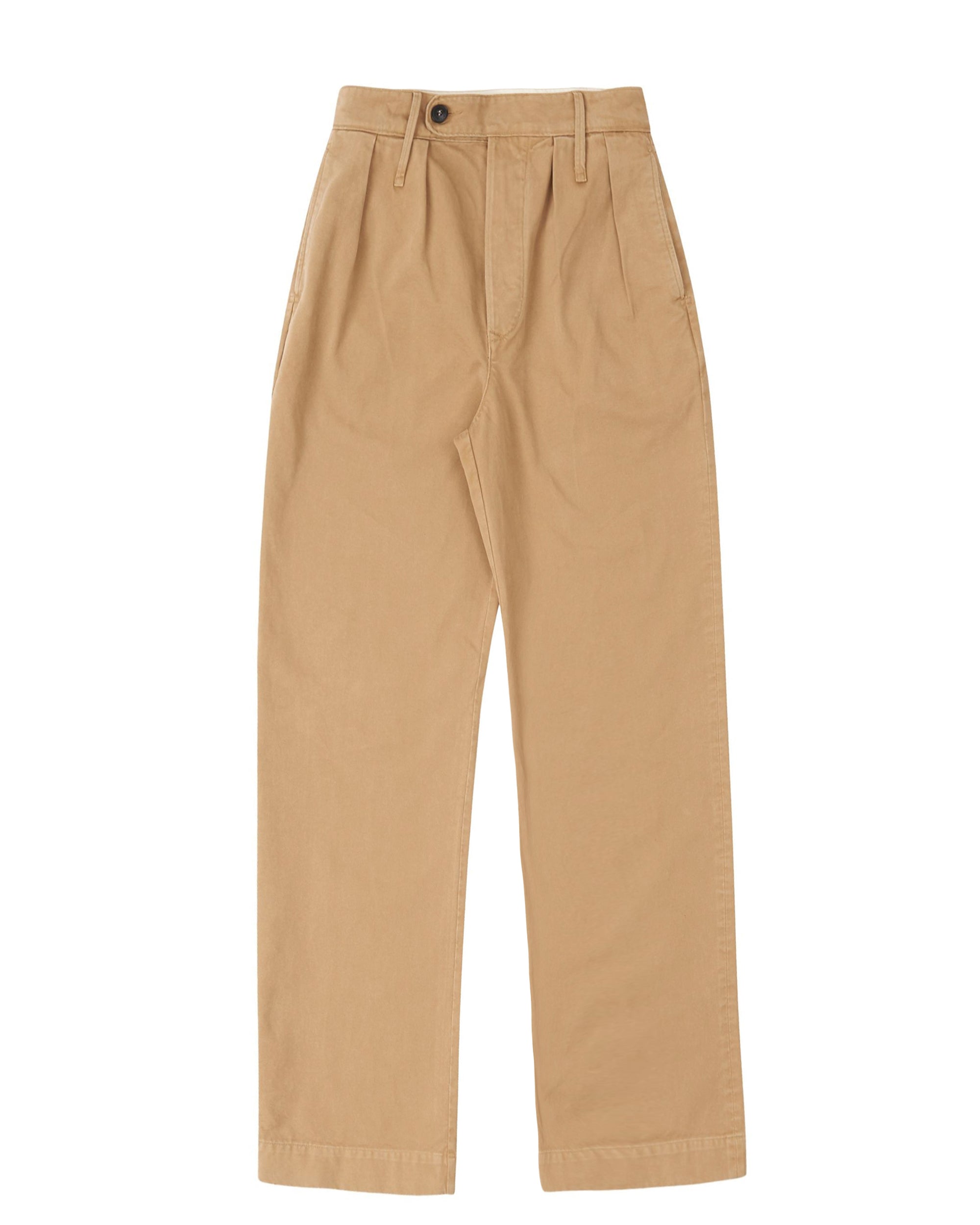 Alma Pantaloni in Canvas di Cotone Pesante