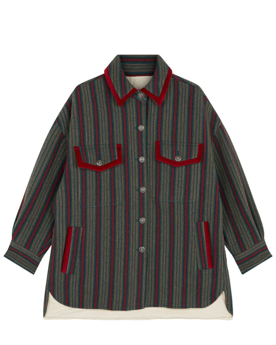 Margot Overshirt In Misto Lana