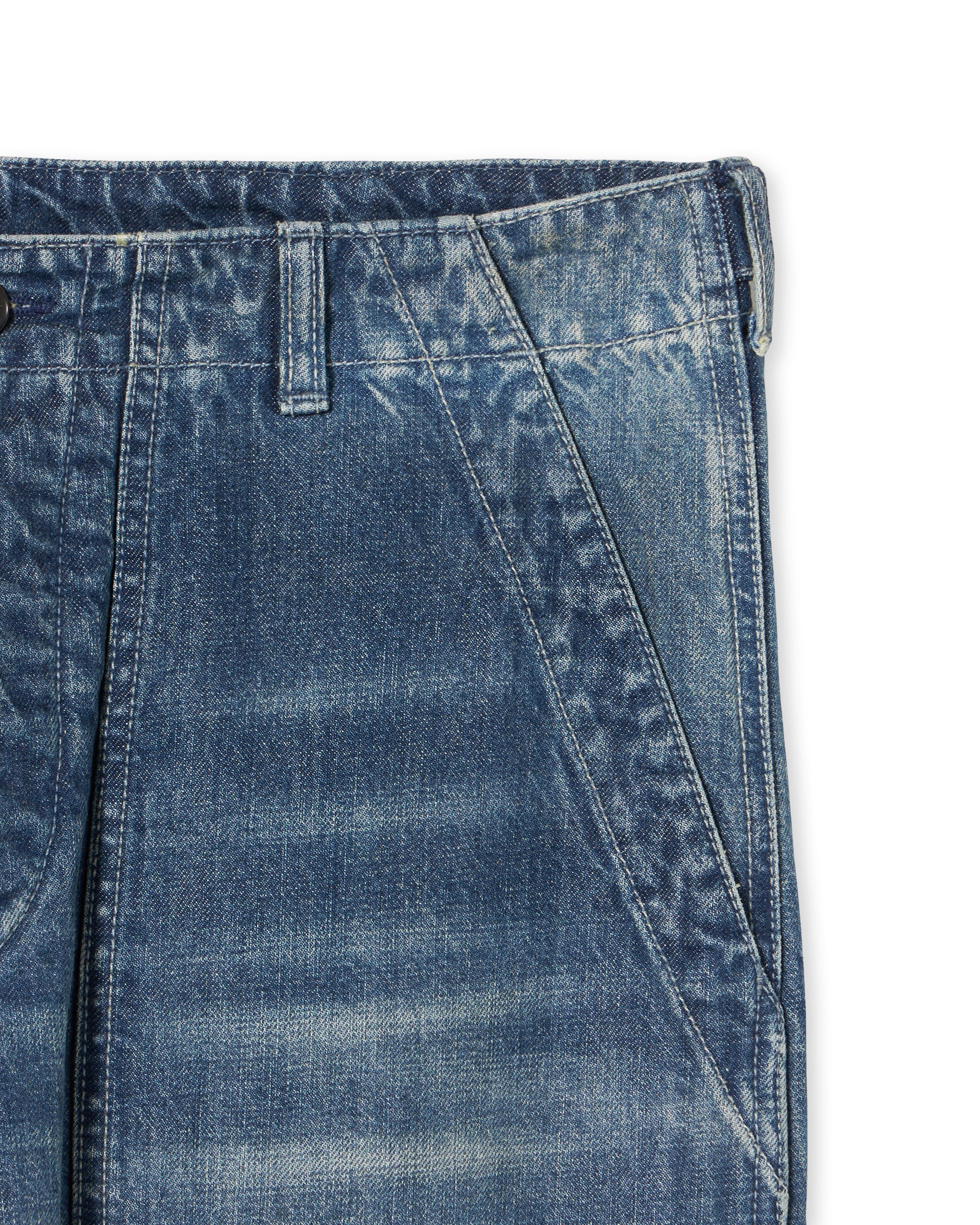 Newfatigue Pantaloni in Denim Custom Wash