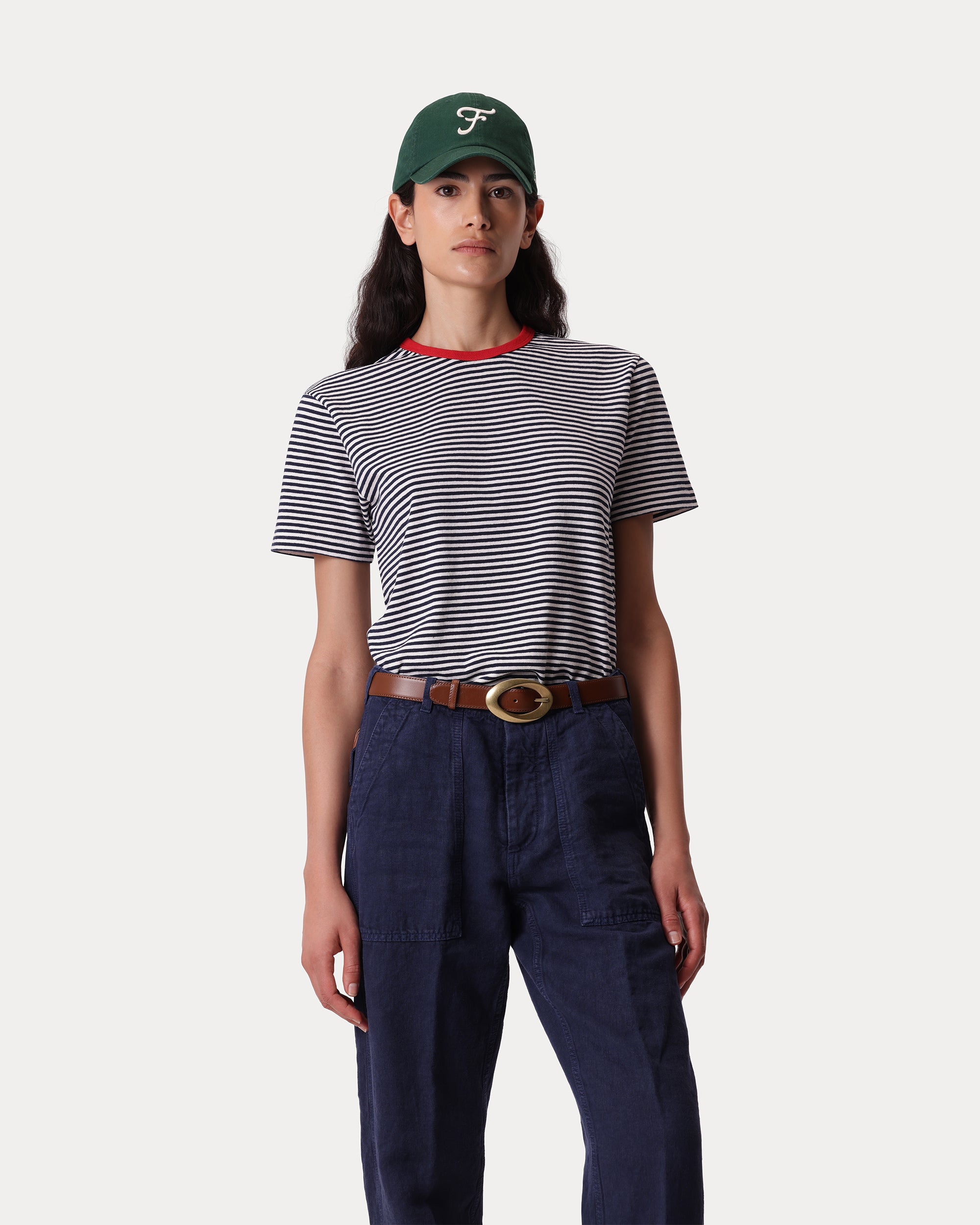 Striped T-shirt with Striped Pattern