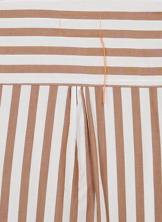 Valery Vestito In Cotone con Motivo a Righe