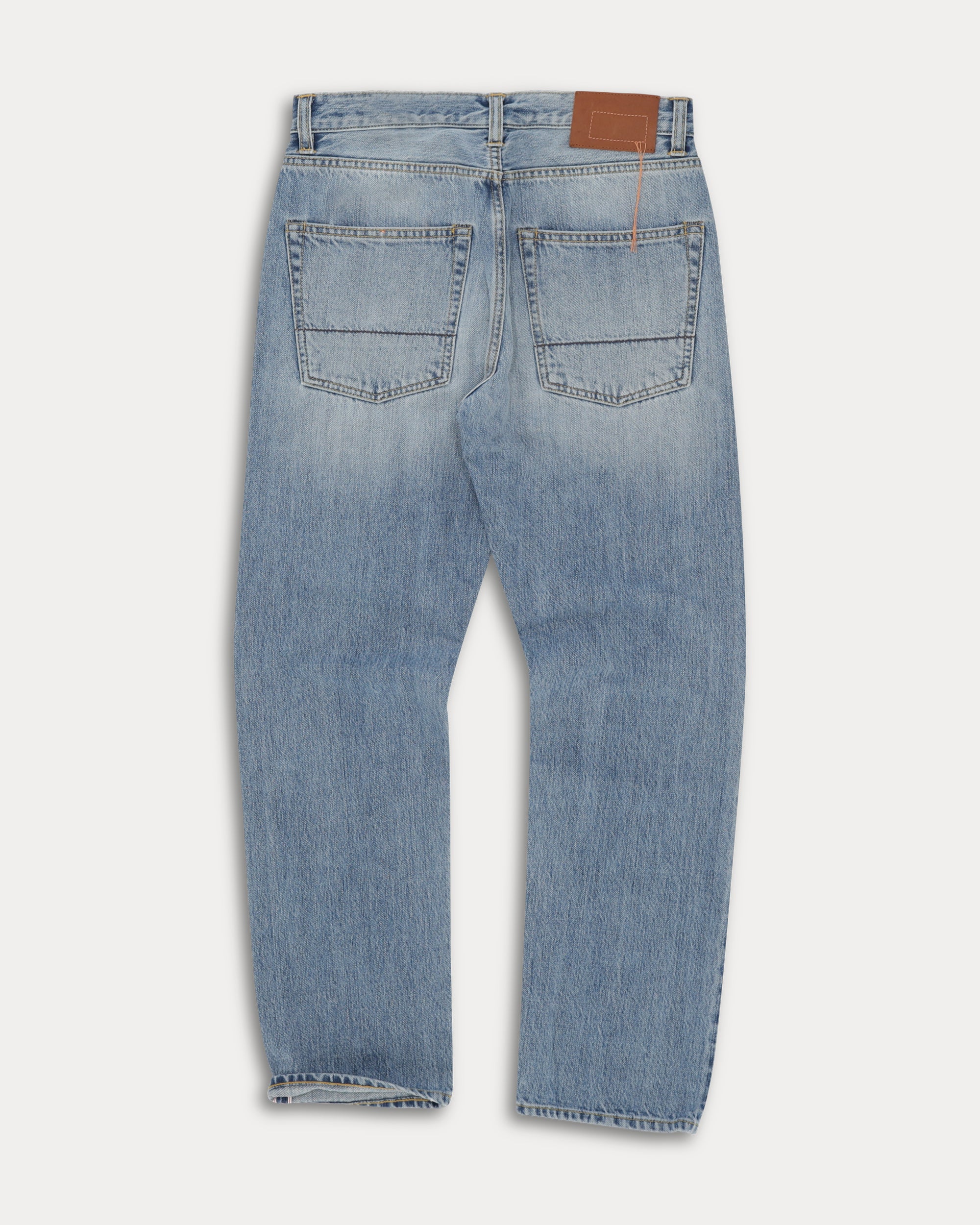 965 John Japan Selvedge Denim 5 Pocket Regular Fit Bleach Wash