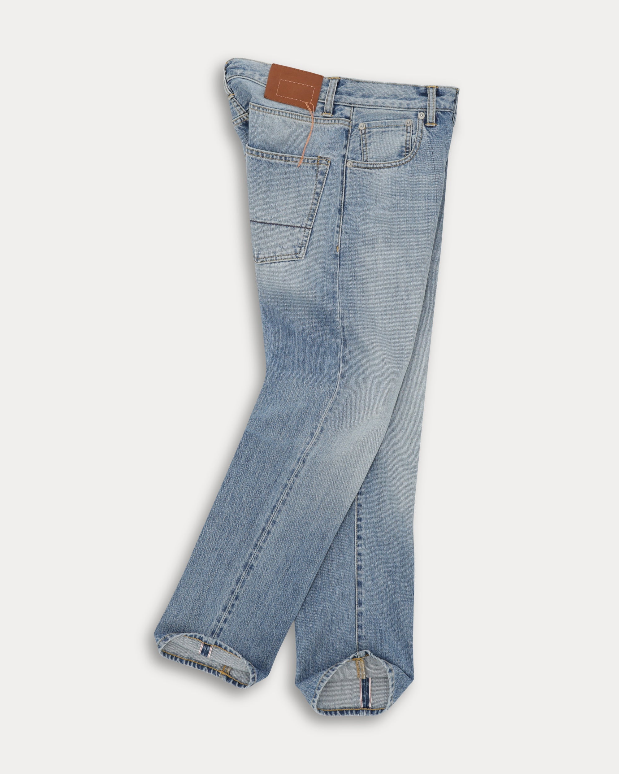 965 John Japan Denim Cimosato 5 Tasche Regular Fit Bleach Wash