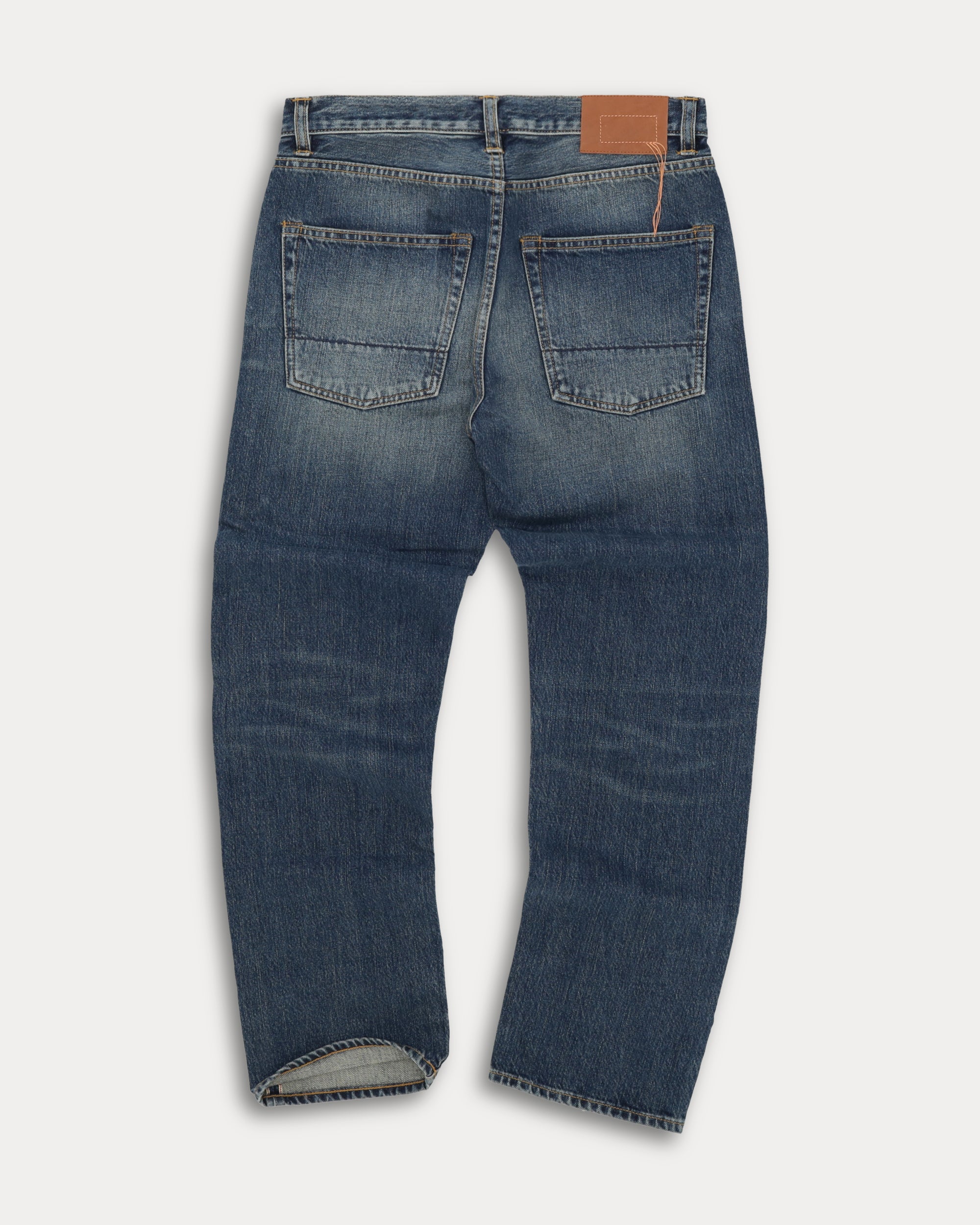 965 John Japan Selvedge Denim 5 Pocket Regular Fit Bleach Wash