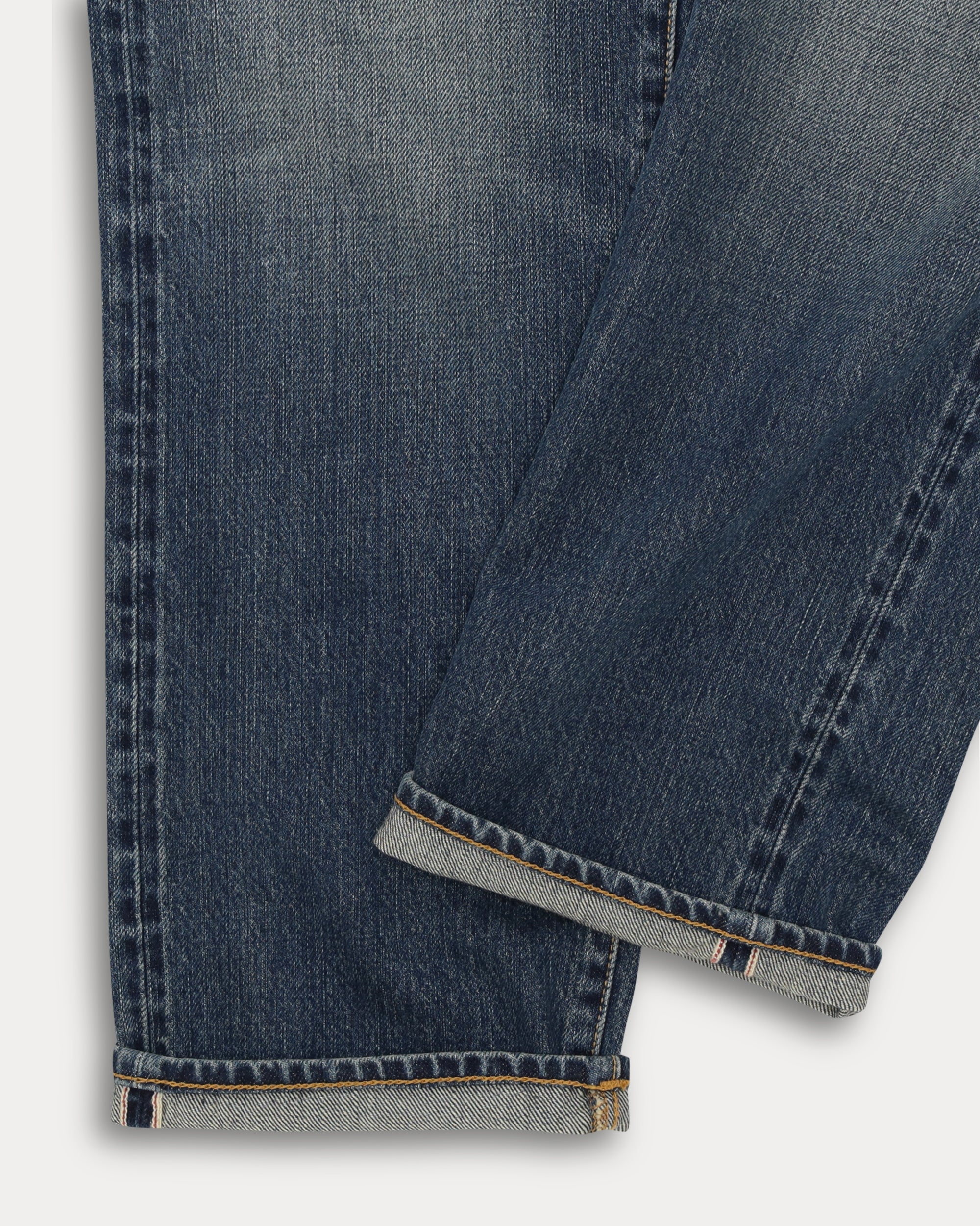 965 John Japan Selvedge Denim 5 Pocket Regular Fit Bleach Wash