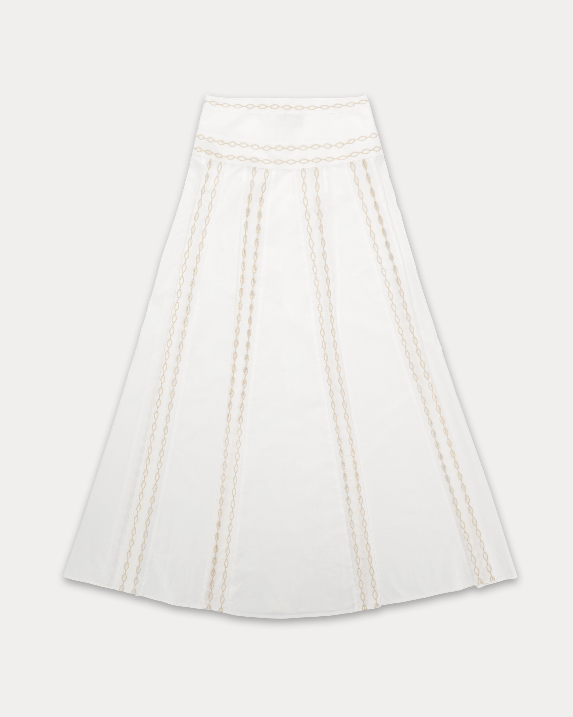 Alexane Embroidered Cotton Skirt