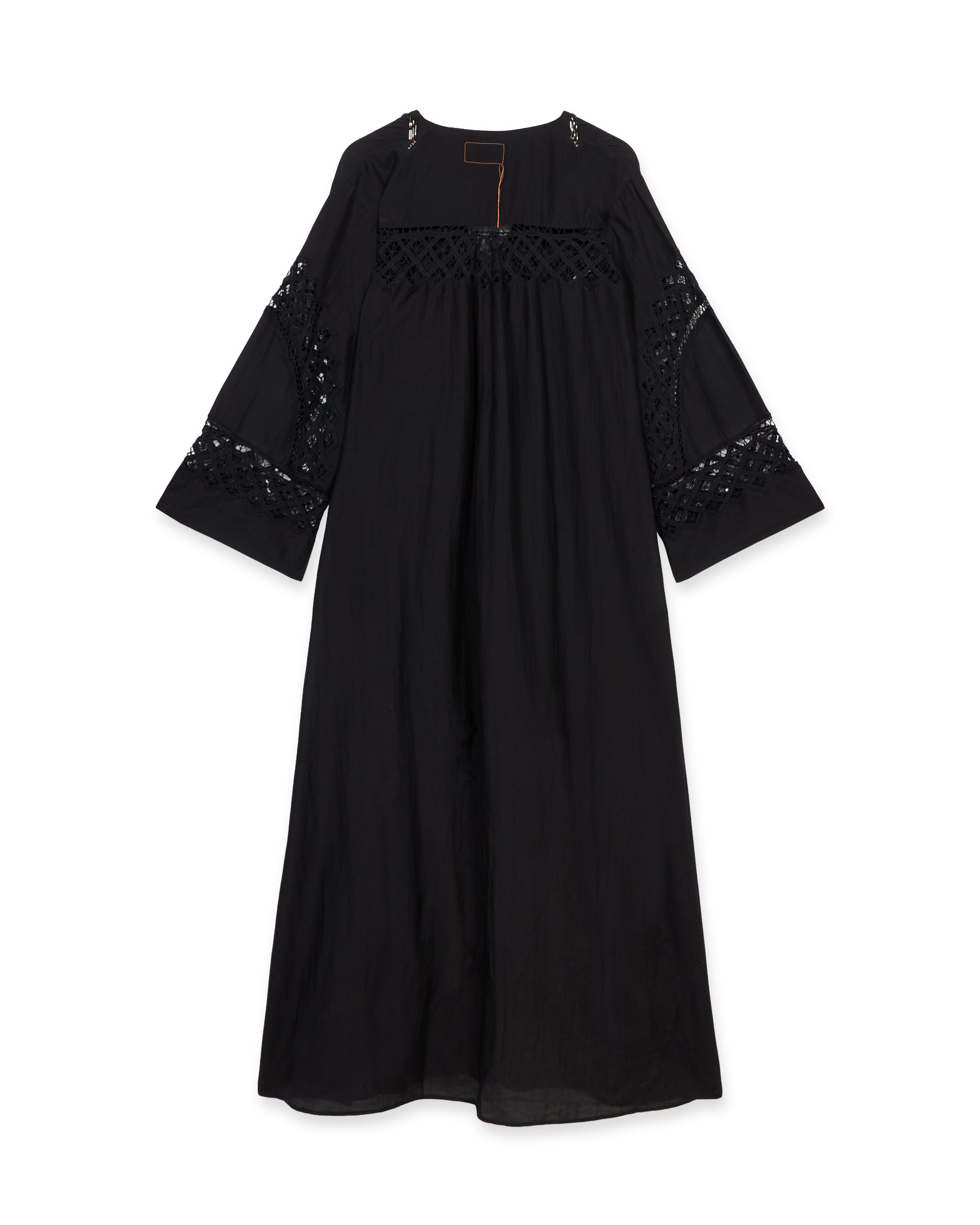 Alice Abito in Mussola di Cotone e Seta Ricamato