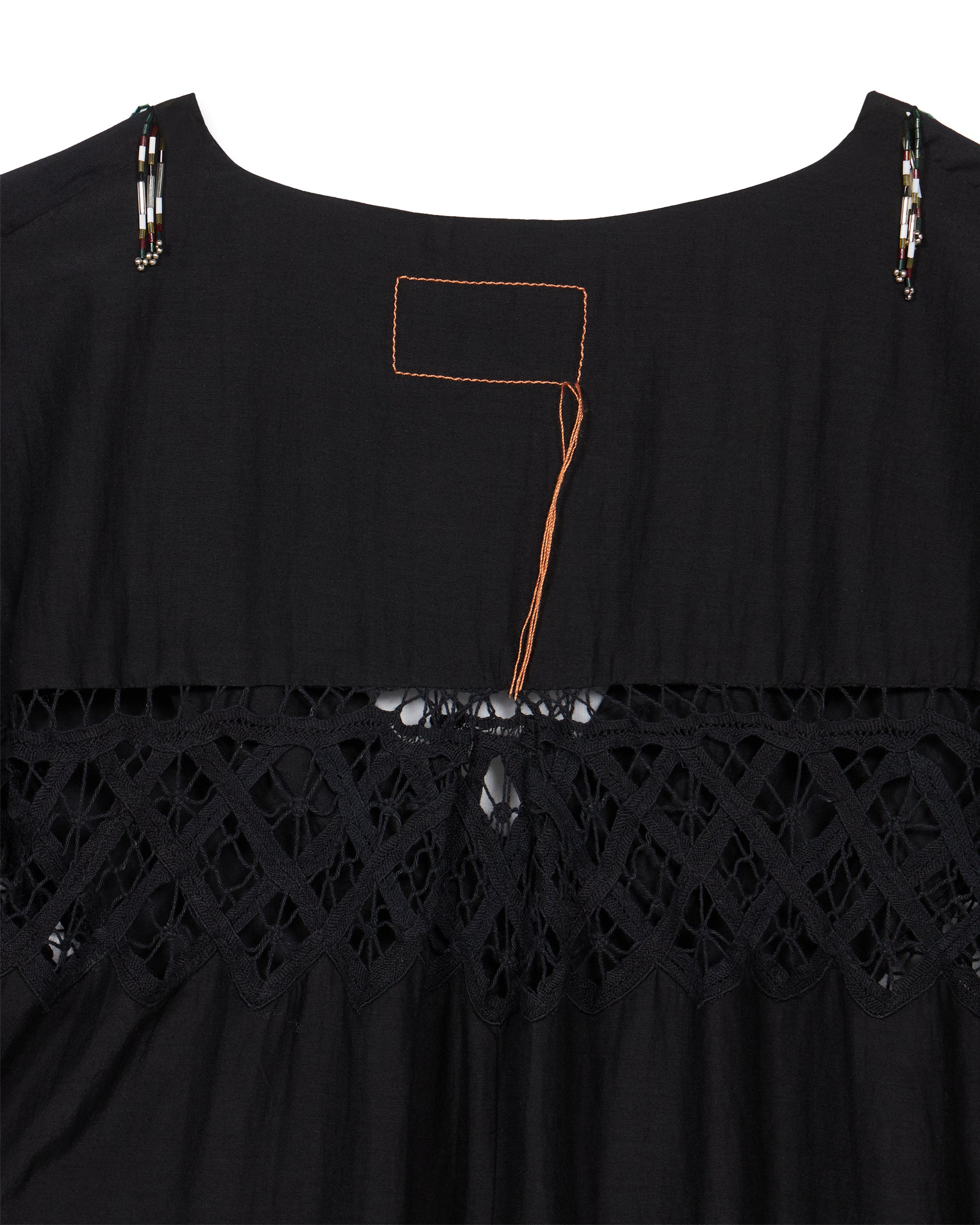 Alice Abito in Mussola di Cotone e Seta Ricamato