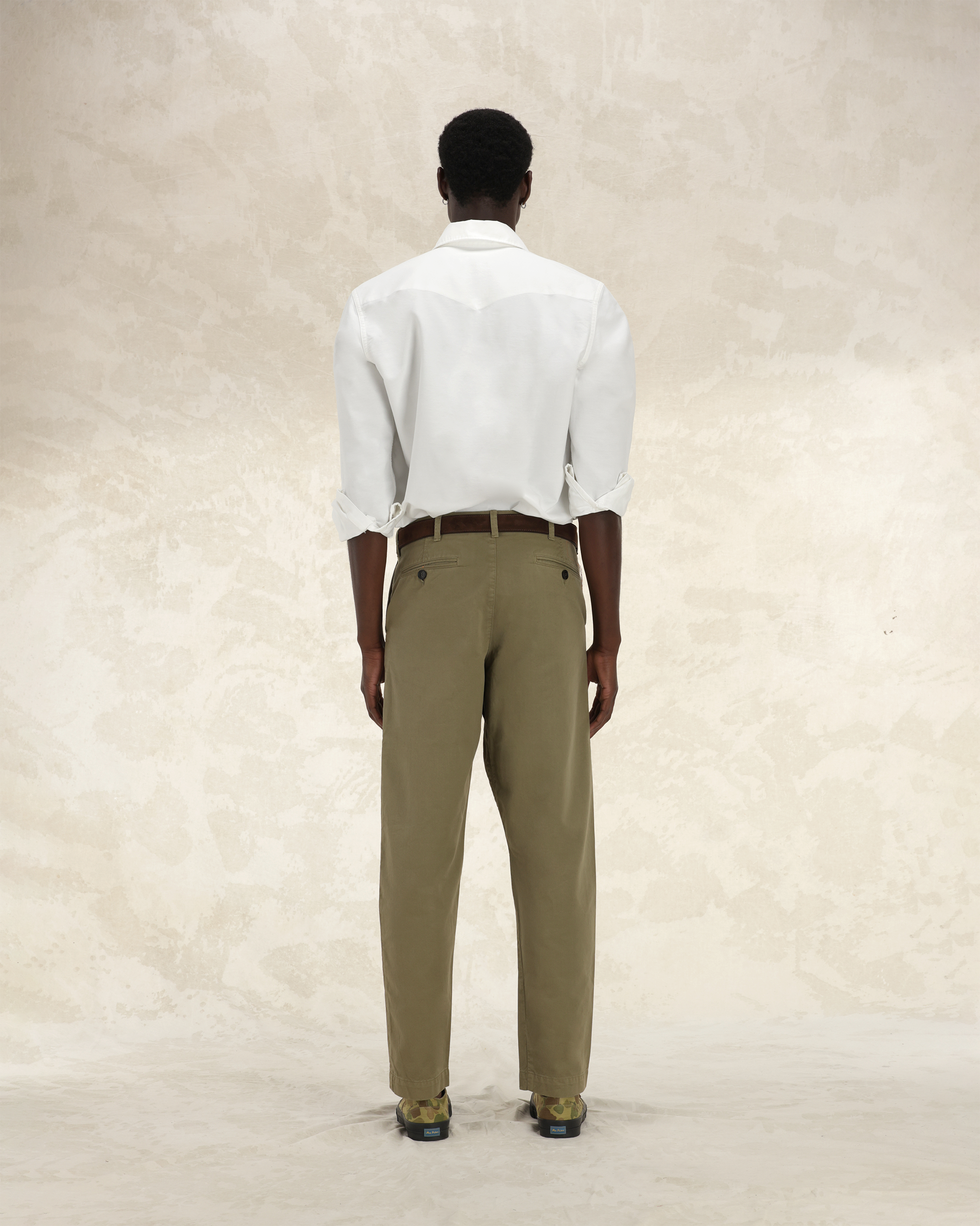 Wallace Pantaloni In Twill Di Cotone
