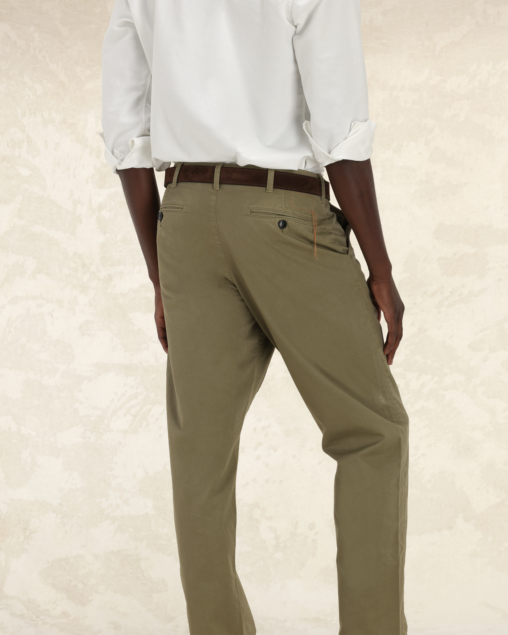 Wallace Pantaloni In Twill Di Cotone