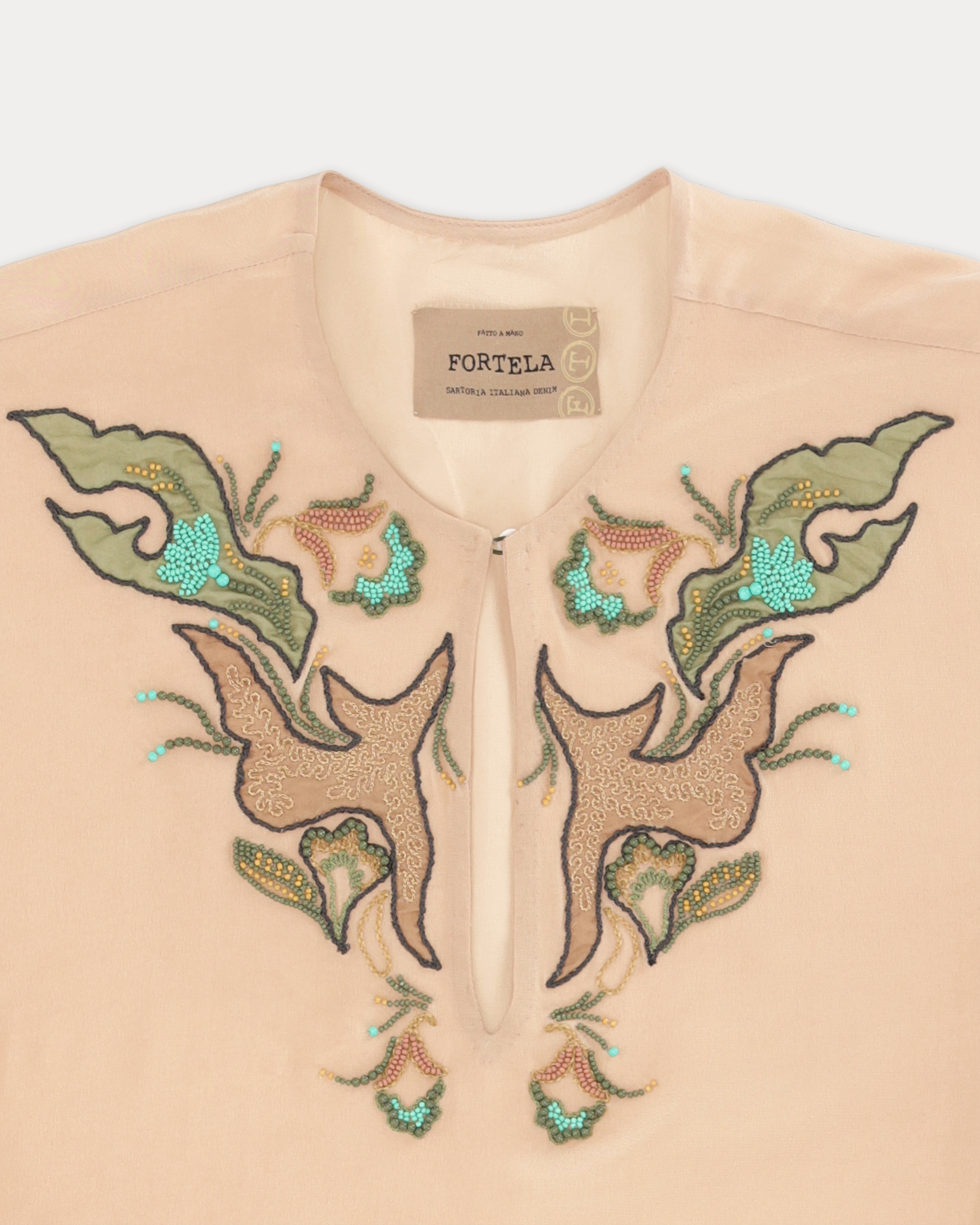 Allegral Embroidered Silk Dress