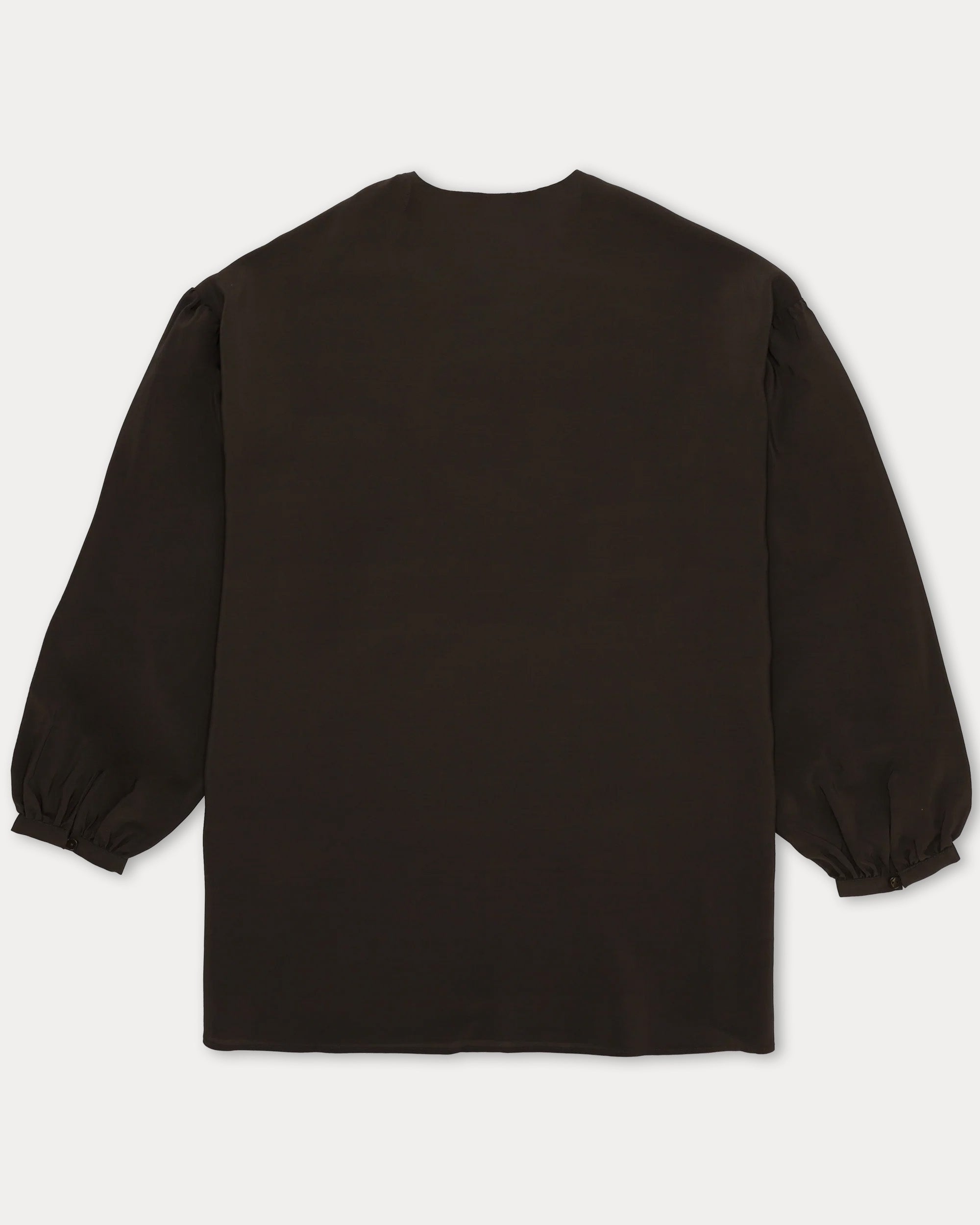 Allegras Embroidered Silk Crepe Blouse
